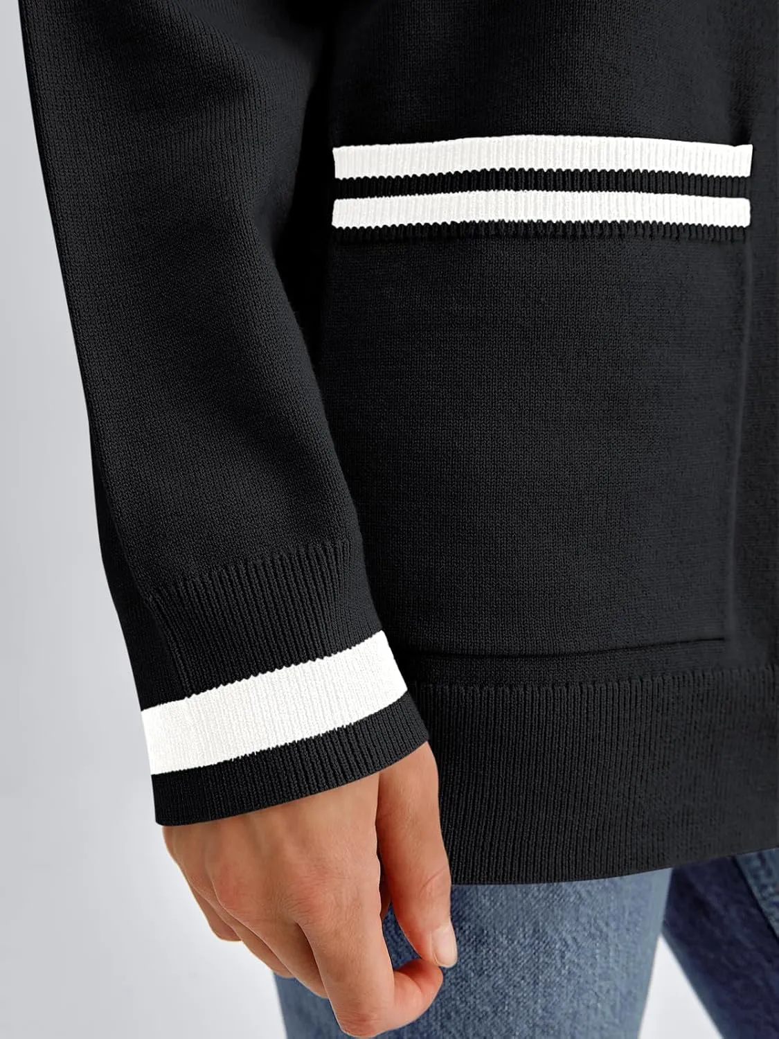LILLUSORY Womens Cardigans Sweaters Fall Jackets Clothes Fashion Outfits 2024 Oversized Lightweight Long Sleeve Tops