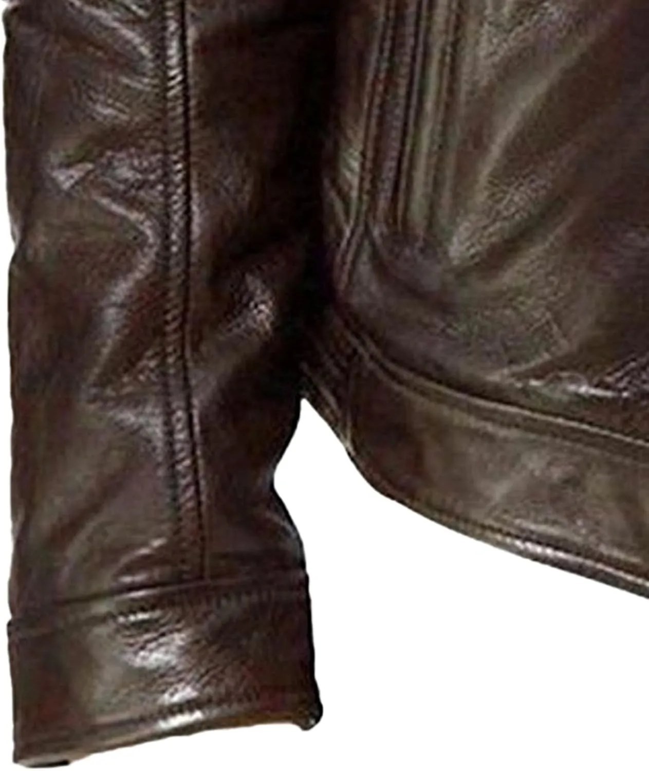 Maiyifu-GJ Men's Leather Jackets Stand Collar Slim Fit Faux Leather Jacket Casual Lightweight Motorcycle Biker Coat Outerwear