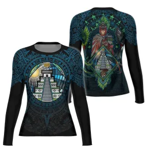 Mayan Guardian Women's Long Sleeve Rash Guard