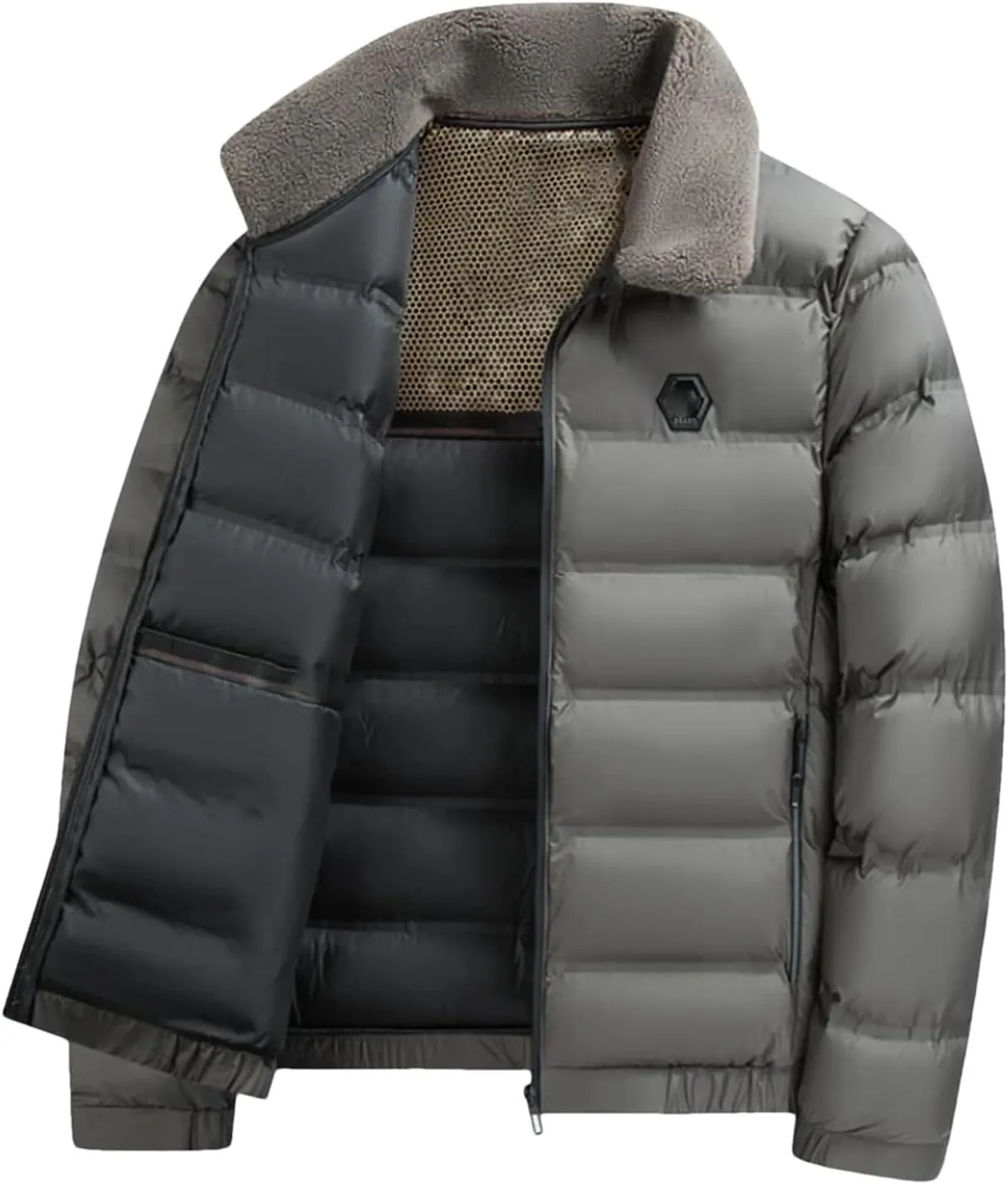 Men Thickened Cotton Padded Jacket Winter Warmth Versatile Jacket, Men Windproof Cotton Coat.