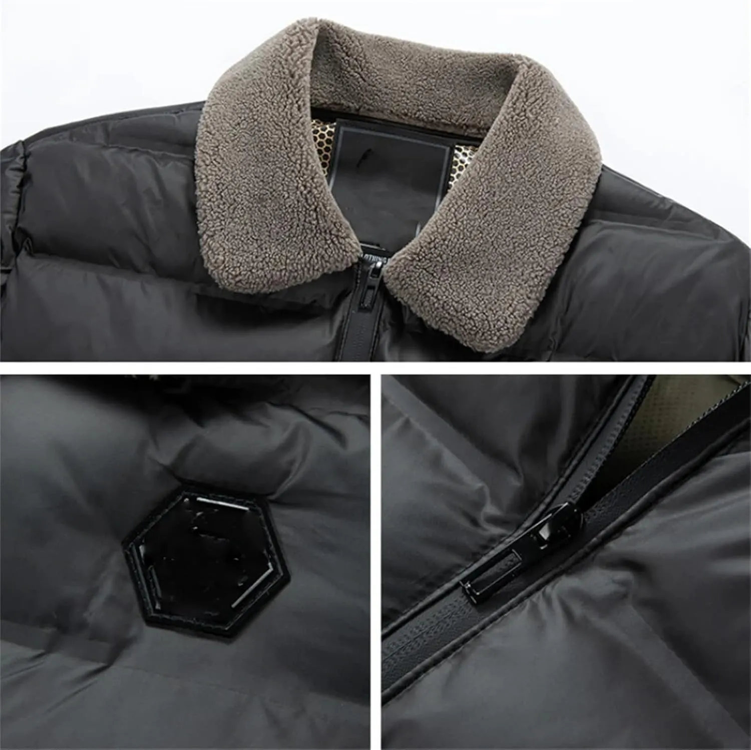 Men Thickened Cotton Padded Jacket Winter Warmth Versatile Jacket, Men Windproof Cotton Coat.