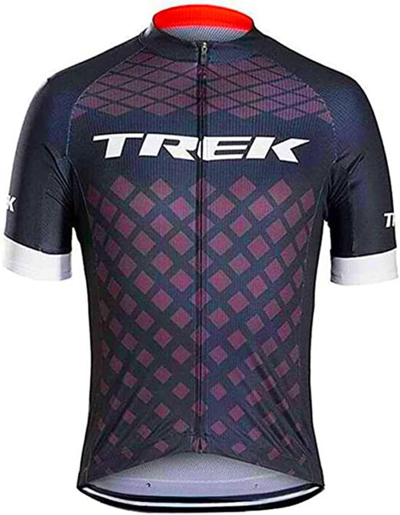 Men's Short Sleeve Cycling Jersey Bike Jerseys Cycle Biking Shirt with Quick Dry Breathable Fabric