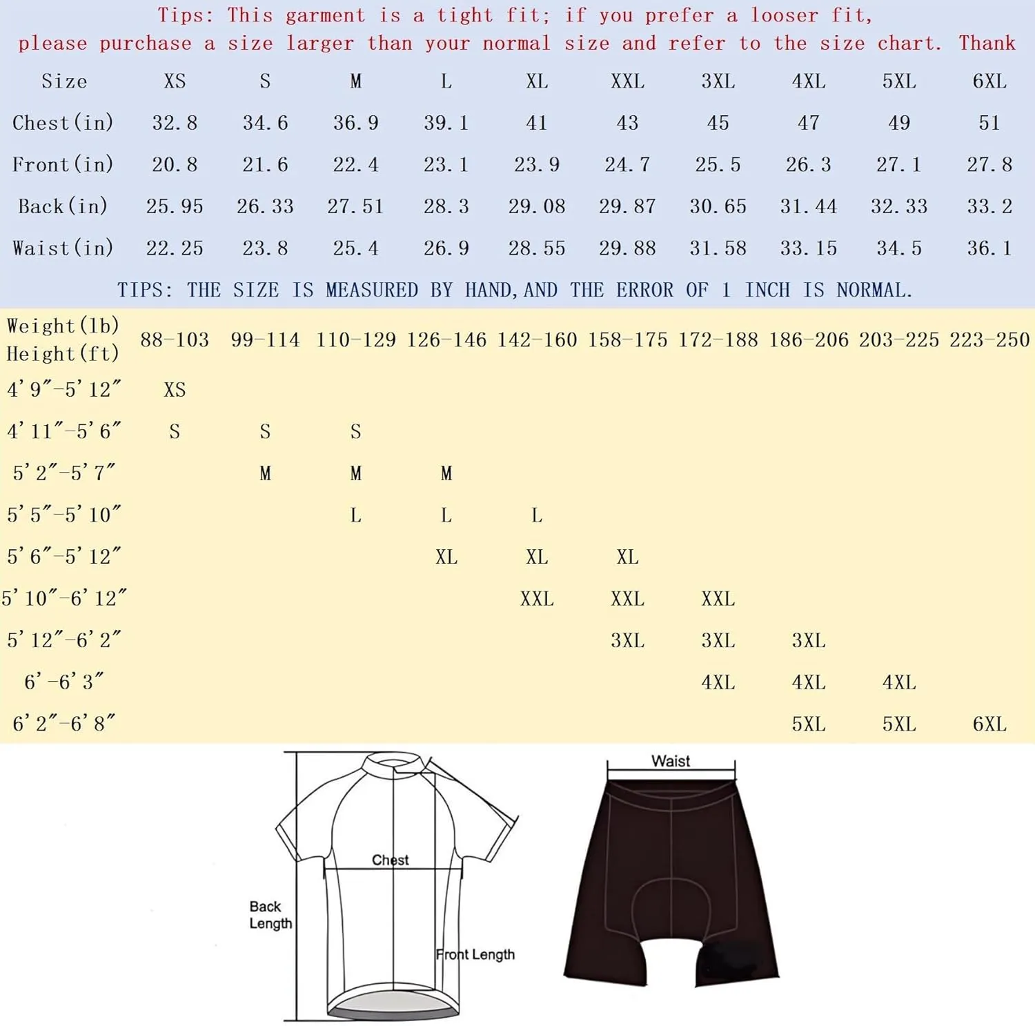 Men's Short Sleeve Cycling Jersey Bike Jerseys Cycle Biking Shirt with Quick Dry Breathable Fabric