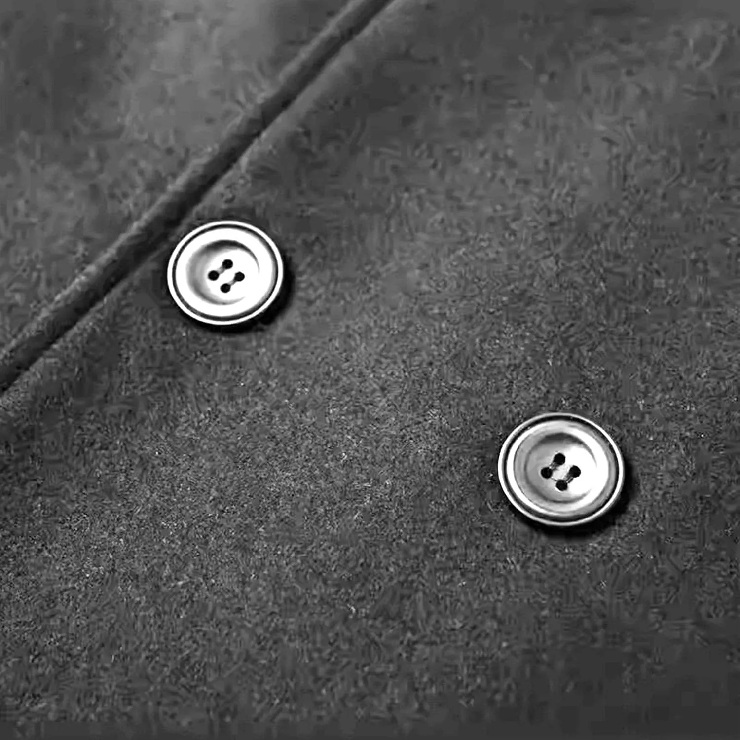 Mens Trench Coat Elegant Notched Lapel Pea Coats Classic Double Breasted Overcoat Warm Long Jacket Overcoat