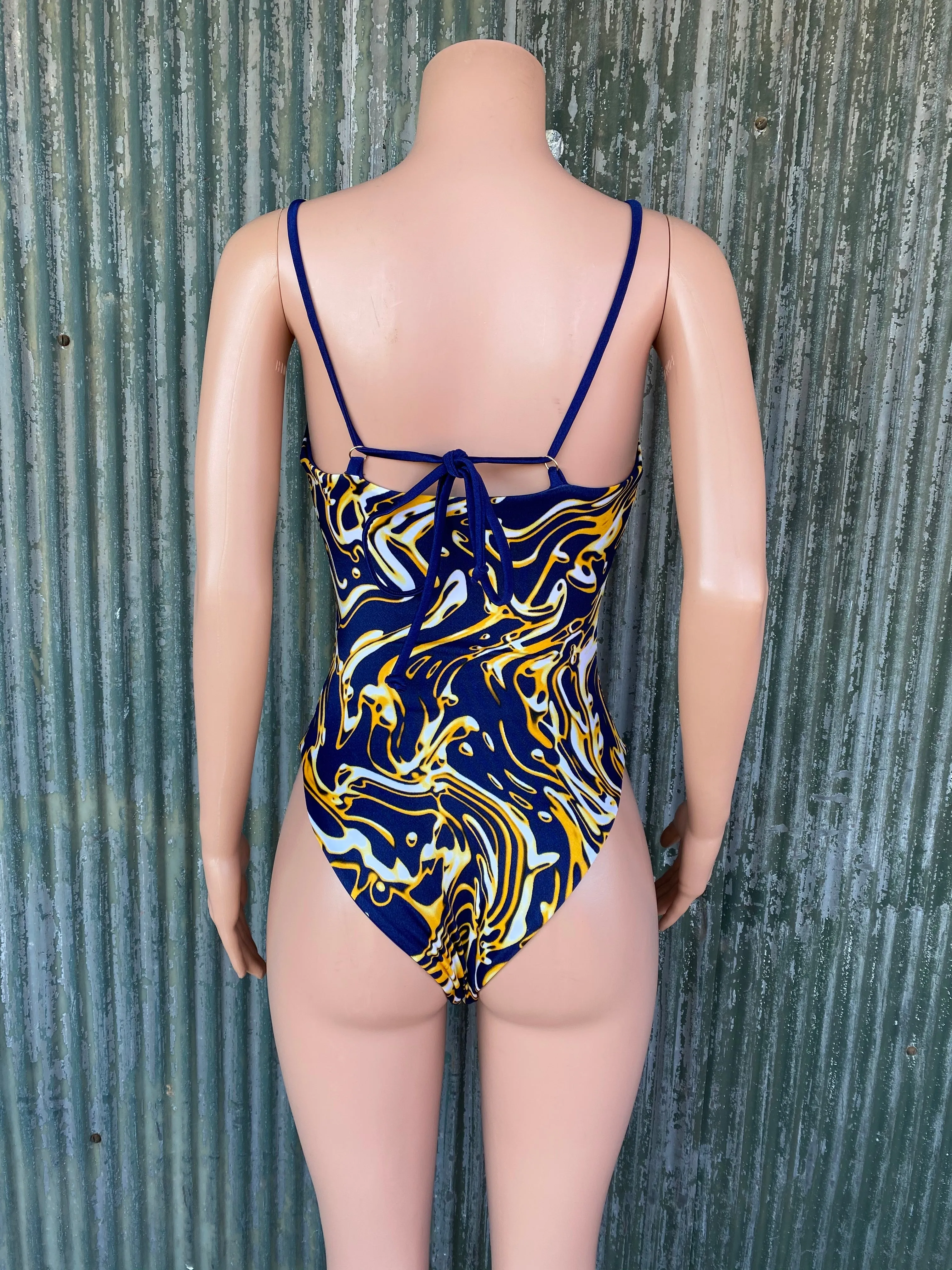 Mercury tie front monokini