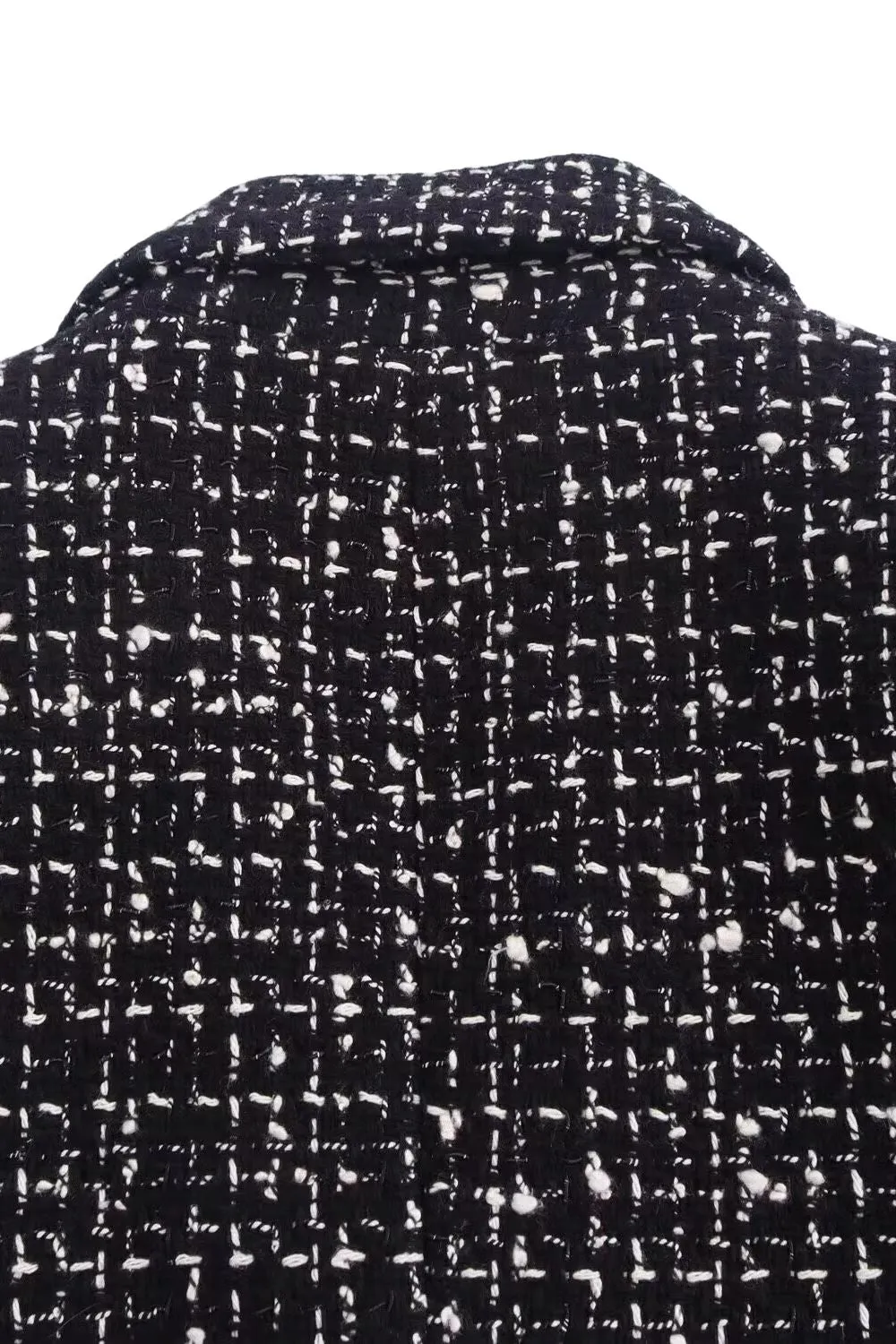 'Mila' Minimalist Textured Double-Breasted Blazer