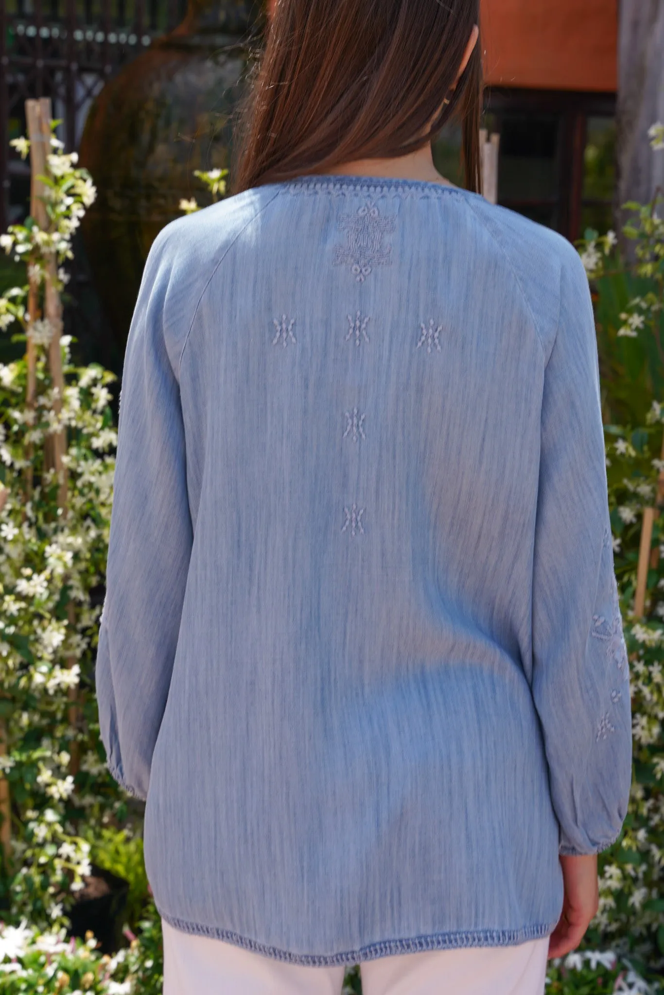 Modal Embroidered Top