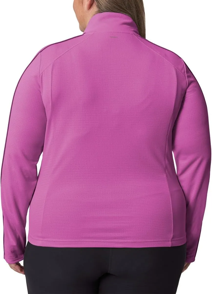 Mondetta Womens Hiking Athletic Workout Tops - Lightweight Quarter-Zip Pullover