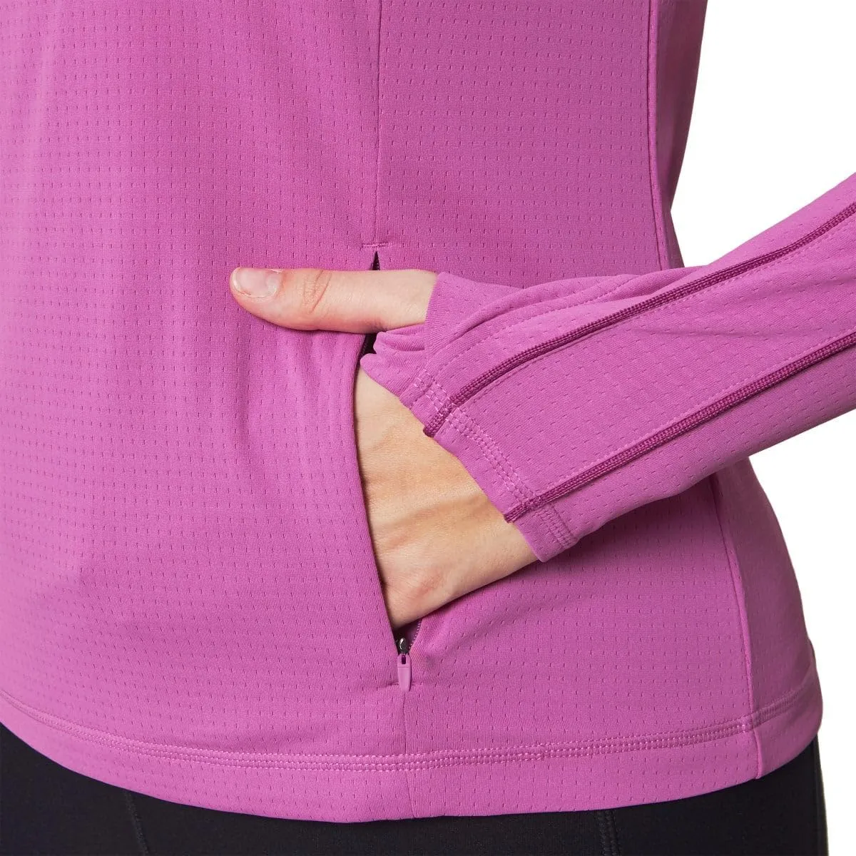Mondetta Womens Hiking Athletic Workout Tops - Lightweight Quarter-Zip Pullover