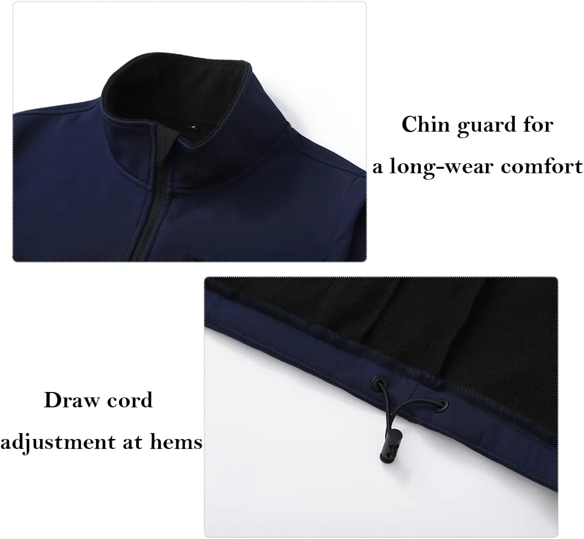 Msmsse Men's Outerwear Lightweight Vest Standing Collar Puffer Sleeveless Jacket for Hiking Running Golf