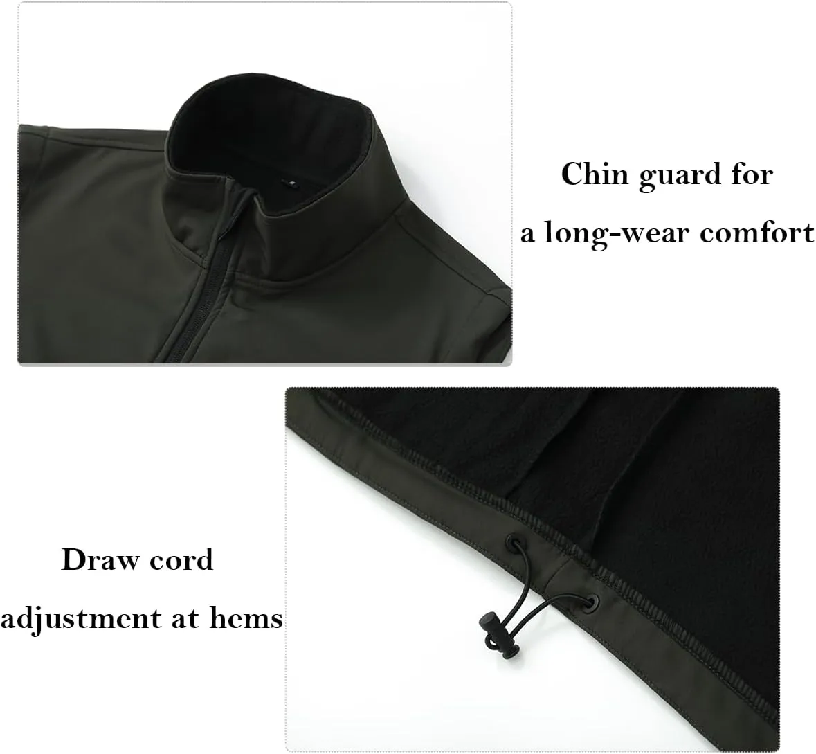 Msmsse Men's Outerwear Lightweight Vest Standing Collar Puffer Sleeveless Jacket for Hiking Running Golf
