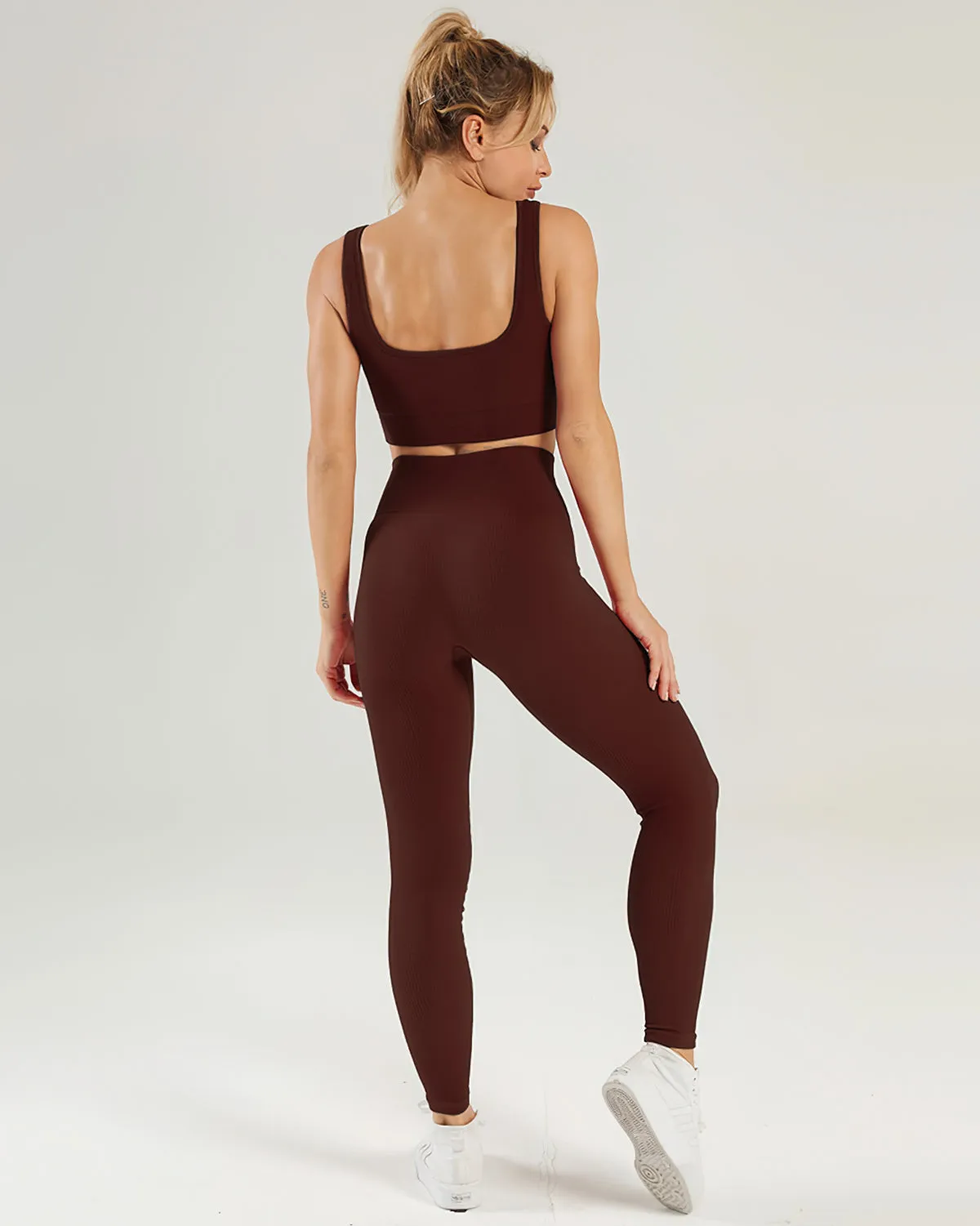 Nieve Ribbed Seamless Leggings - Buccaneer