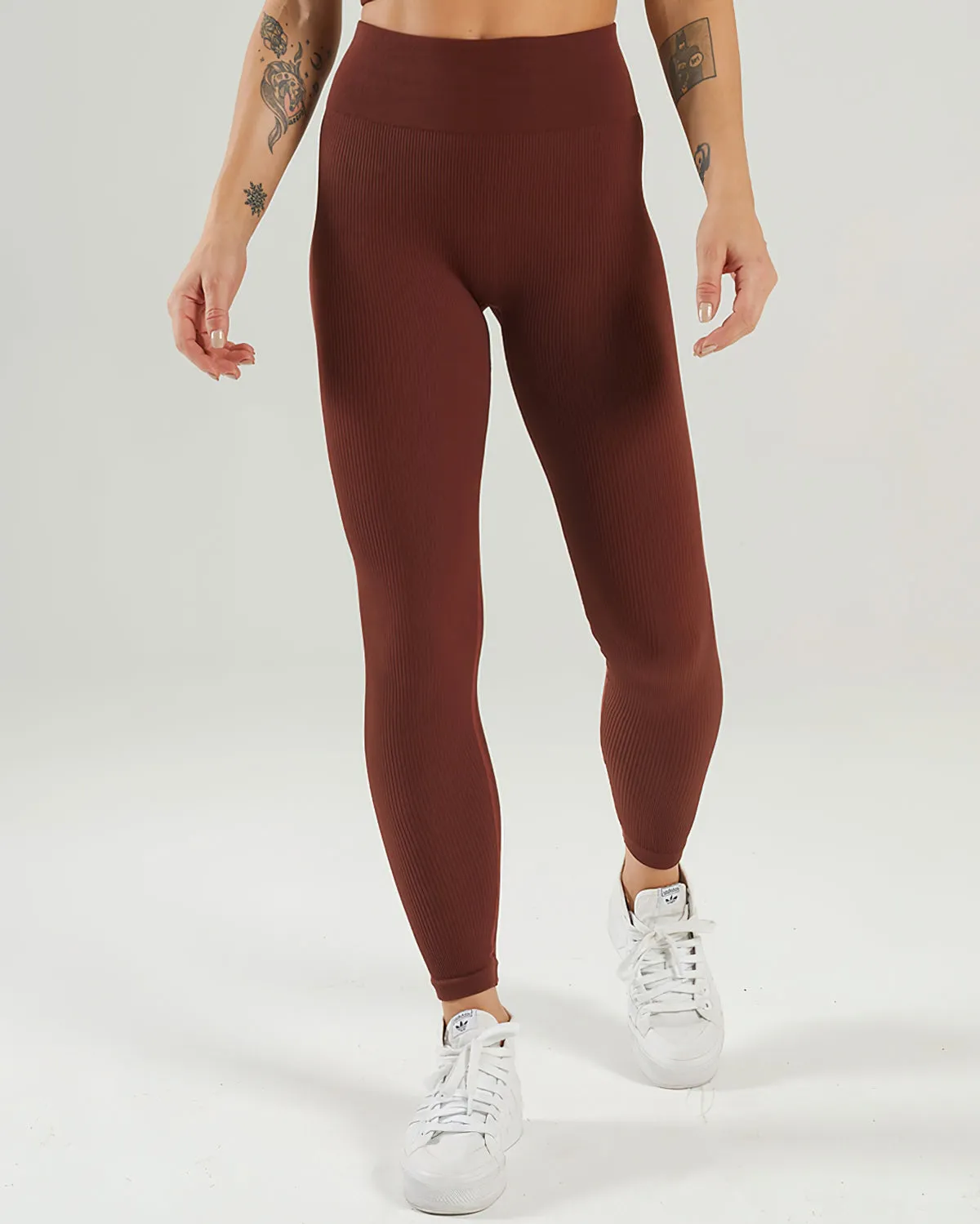 Nieve Ribbed Seamless Leggings - Buccaneer