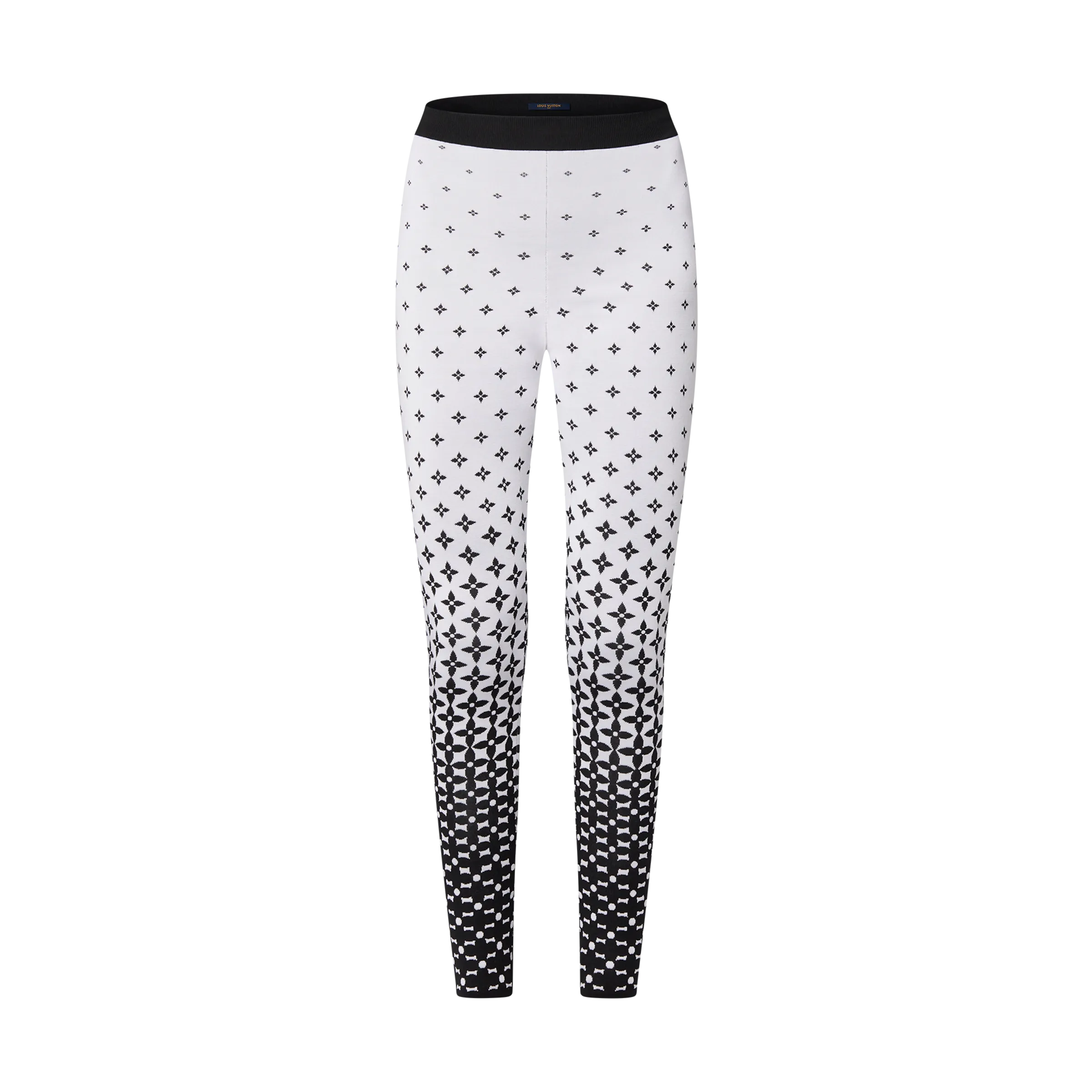 Ombré Monogram Silk Knit Leggings