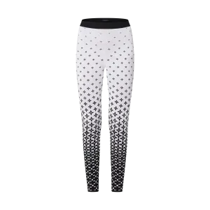 Ombré Monogram Silk Knit Leggings