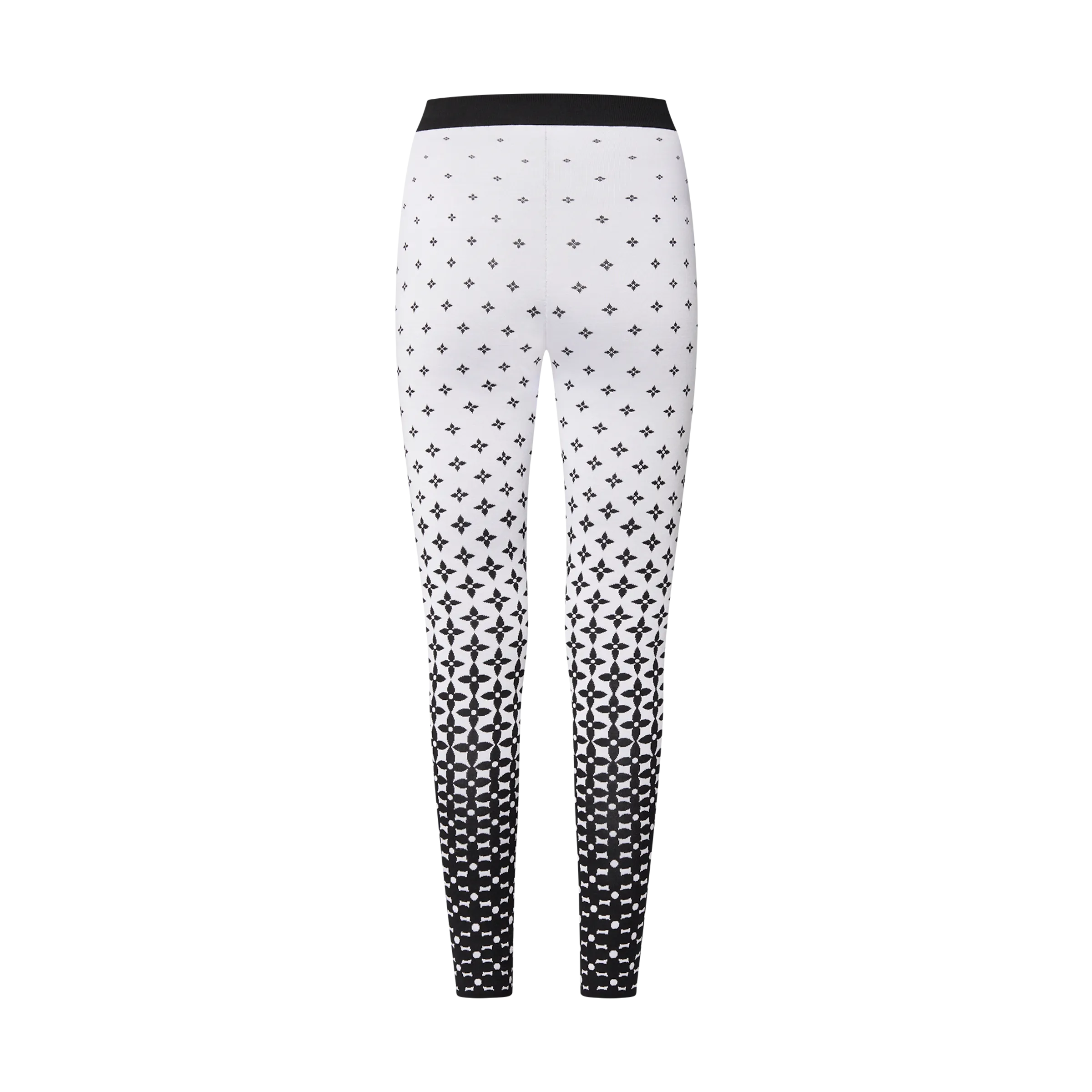 Ombré Monogram Silk Knit Leggings