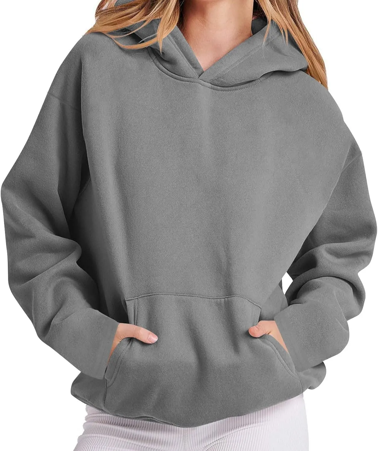 Oversized Hoodies for Women 2024 Fleece Sweatshirts Long Sleeve Sweaters Pullover Fall Fashion Outfits