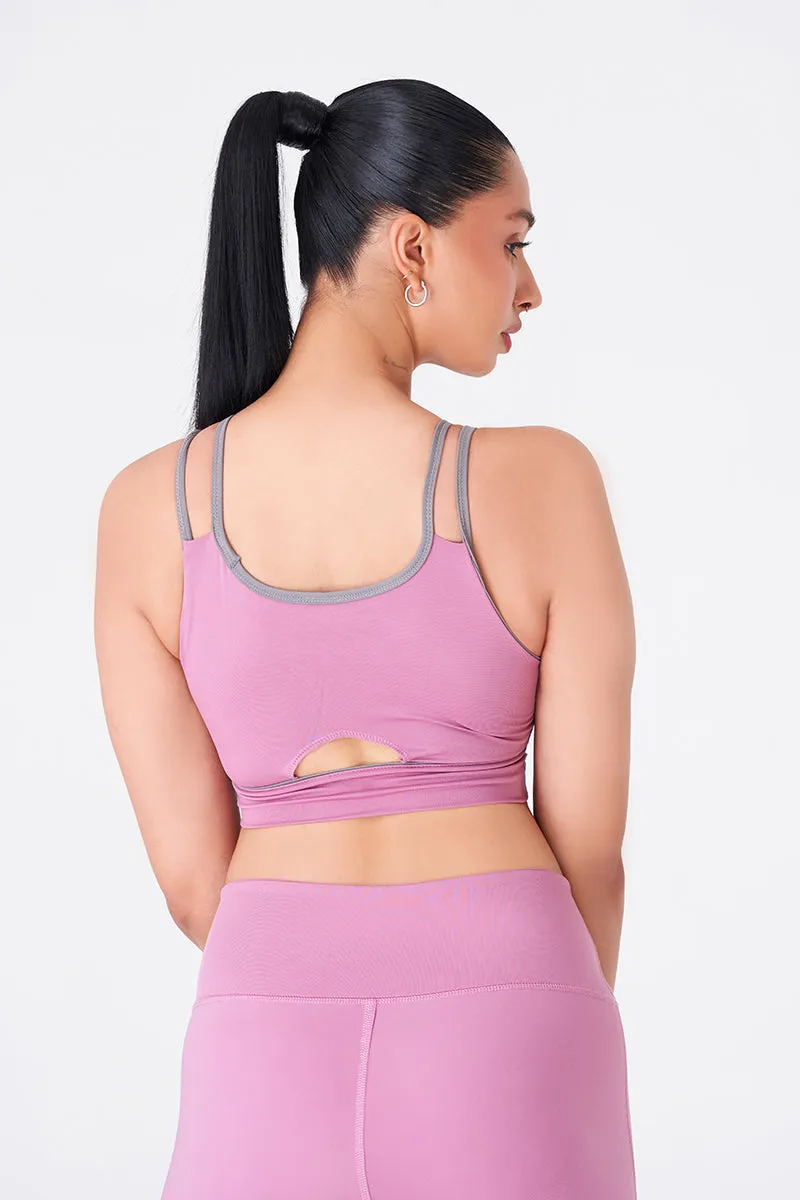 Peach Sports Bra & Legging Combo