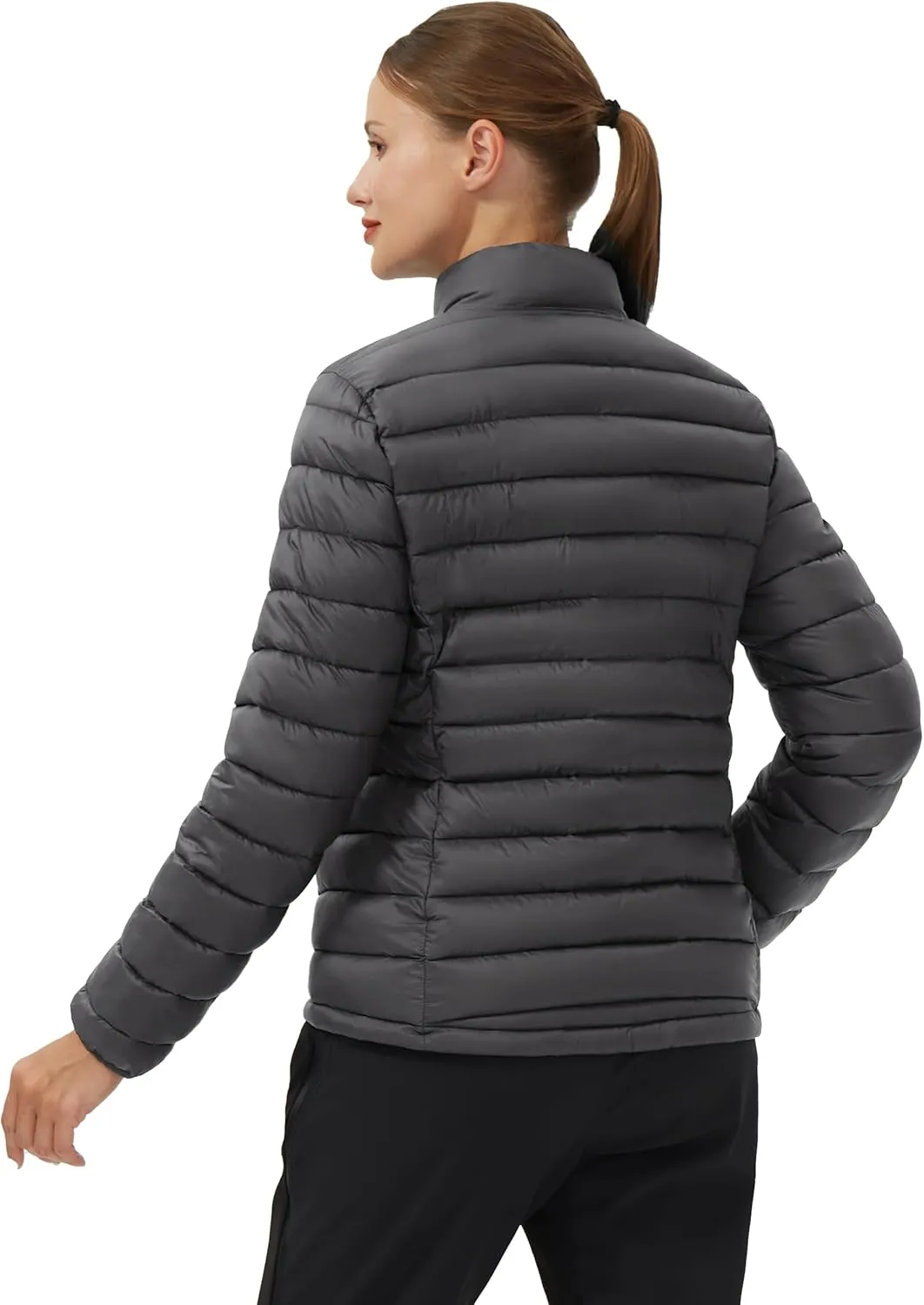 Pioneer Camp Women's Packable Puffer Jacket Winter Lightweight Quilted Coat Water-Repellent Insulated Thermal Warm Outerwear