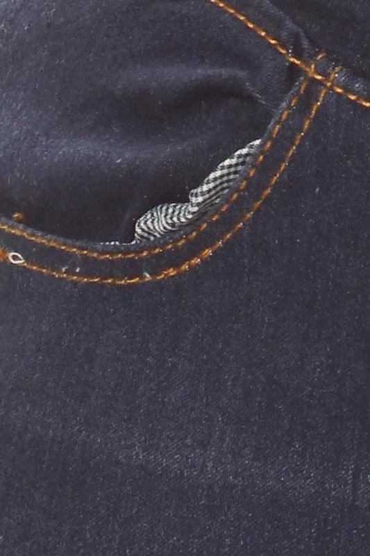 Plus Size Pull-On Denim Jeggings