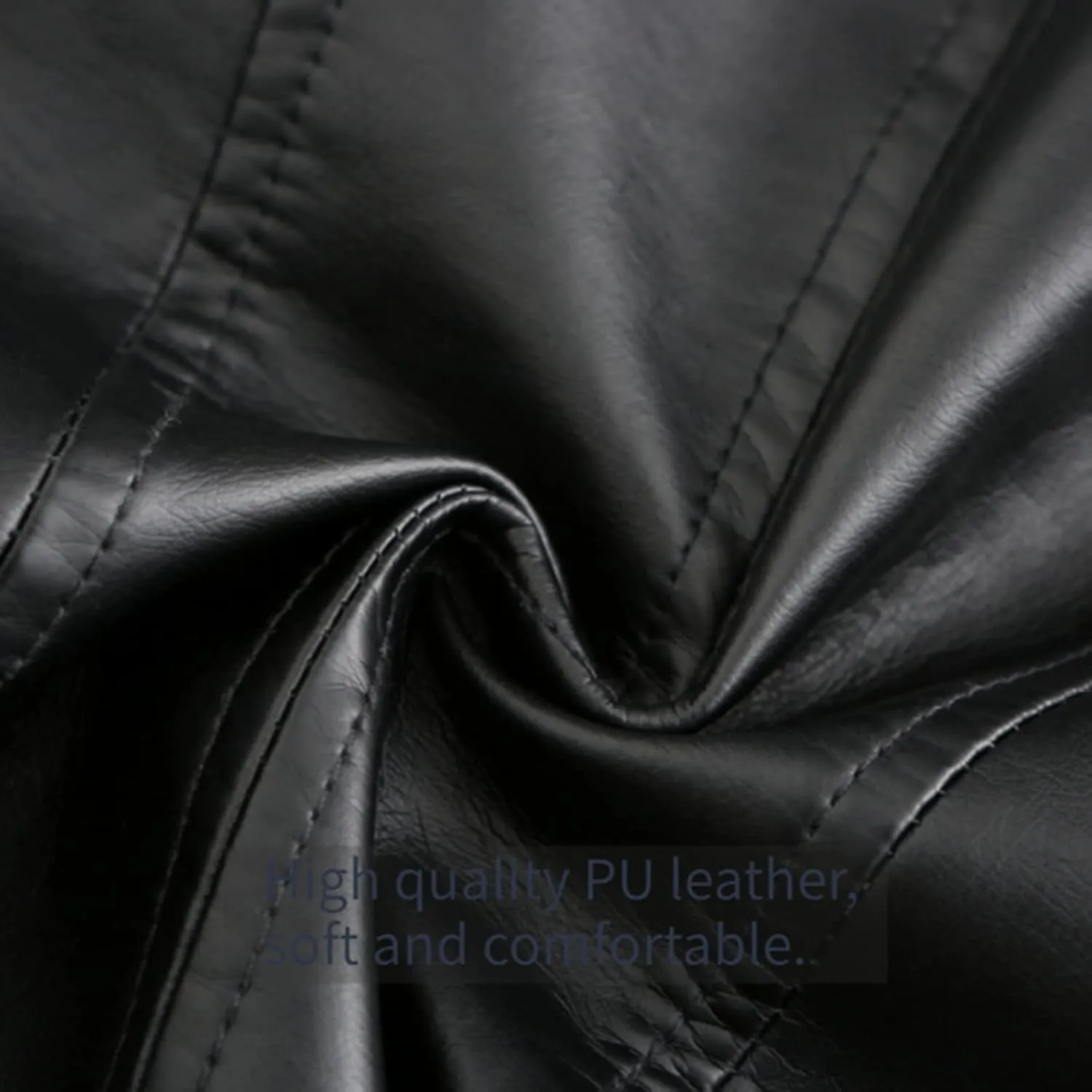 PU Leather Jacket Ladies Outerwear, Long Sleeve Motorcycle Jacket, Windproof Women Coat (Color : Red, Size : 3X-Large)