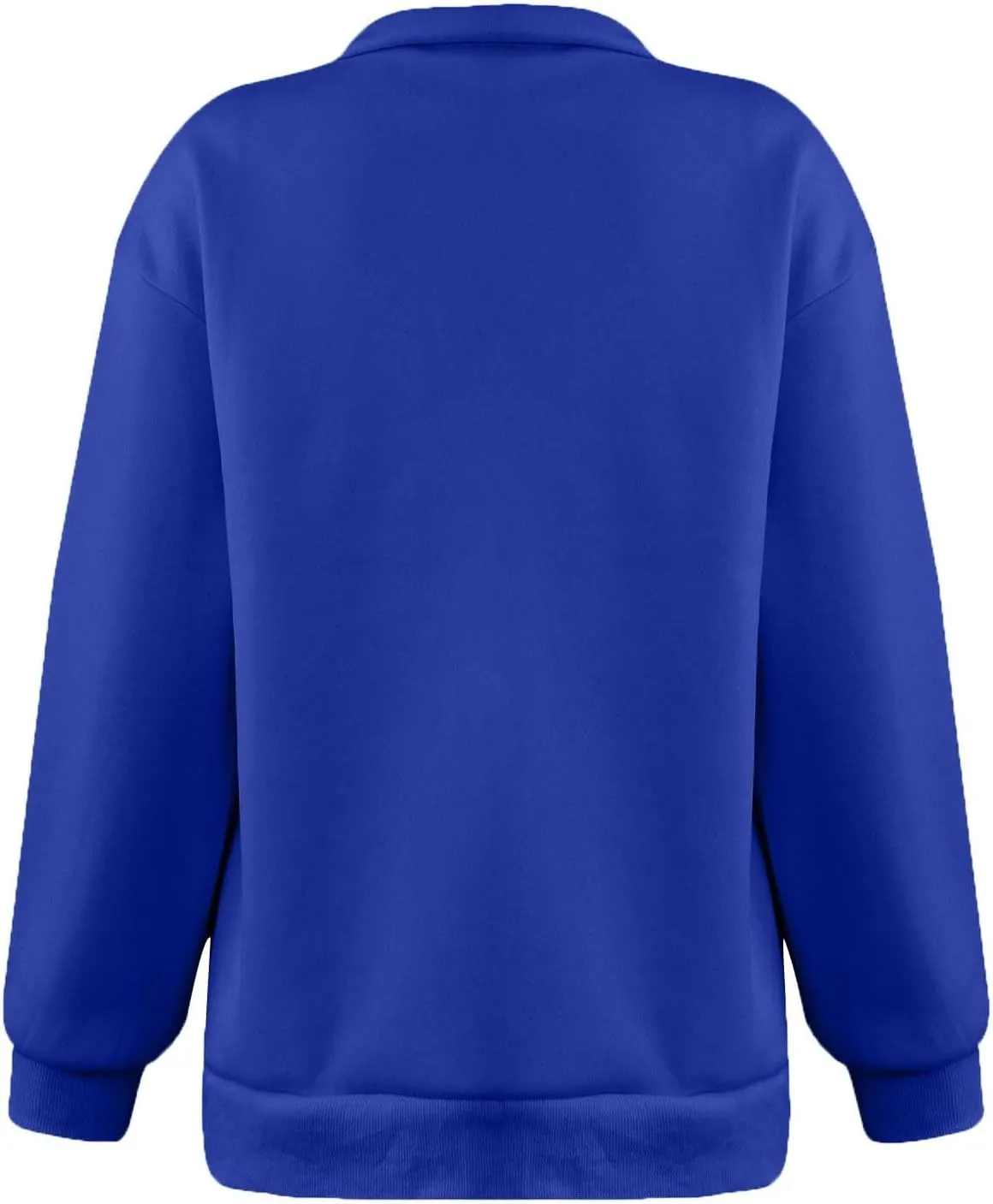 Quarter Zip Pullover for Women Fall Long Sleeve Sweaters Drop Shoulder Y2k Half Zip Blouses Casual Sweatshirt