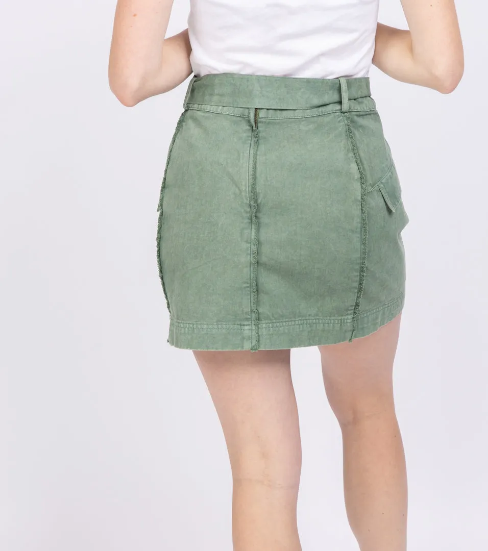 Ramy Brook Camilla Belted Mini Skirt
