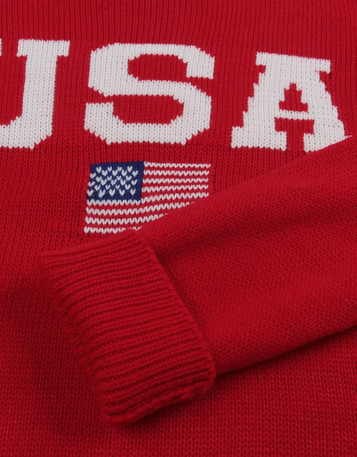 shermie Women's Long Sleeve Crew Neck Sweater Casual Lightweight American Flag Pullover Sweaters