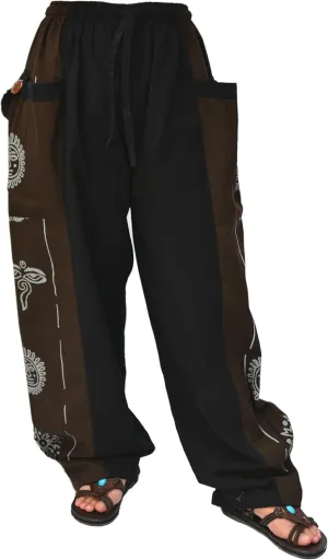 Siamrose Casual Baggy Yoga Harem Pants Men Women Lounge Trousers 2 Big Pockets