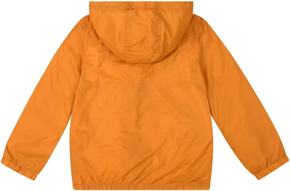 SNOW DREAMS Boys Waterproof Rain Jacket Windbreaker Lightweight Coat Kids Raincoat Outerwear