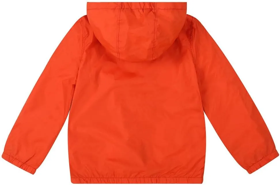 SNOW DREAMS Boys Waterproof Rain Jacket Windbreaker Lightweight Coat Kids Raincoat Outerwear