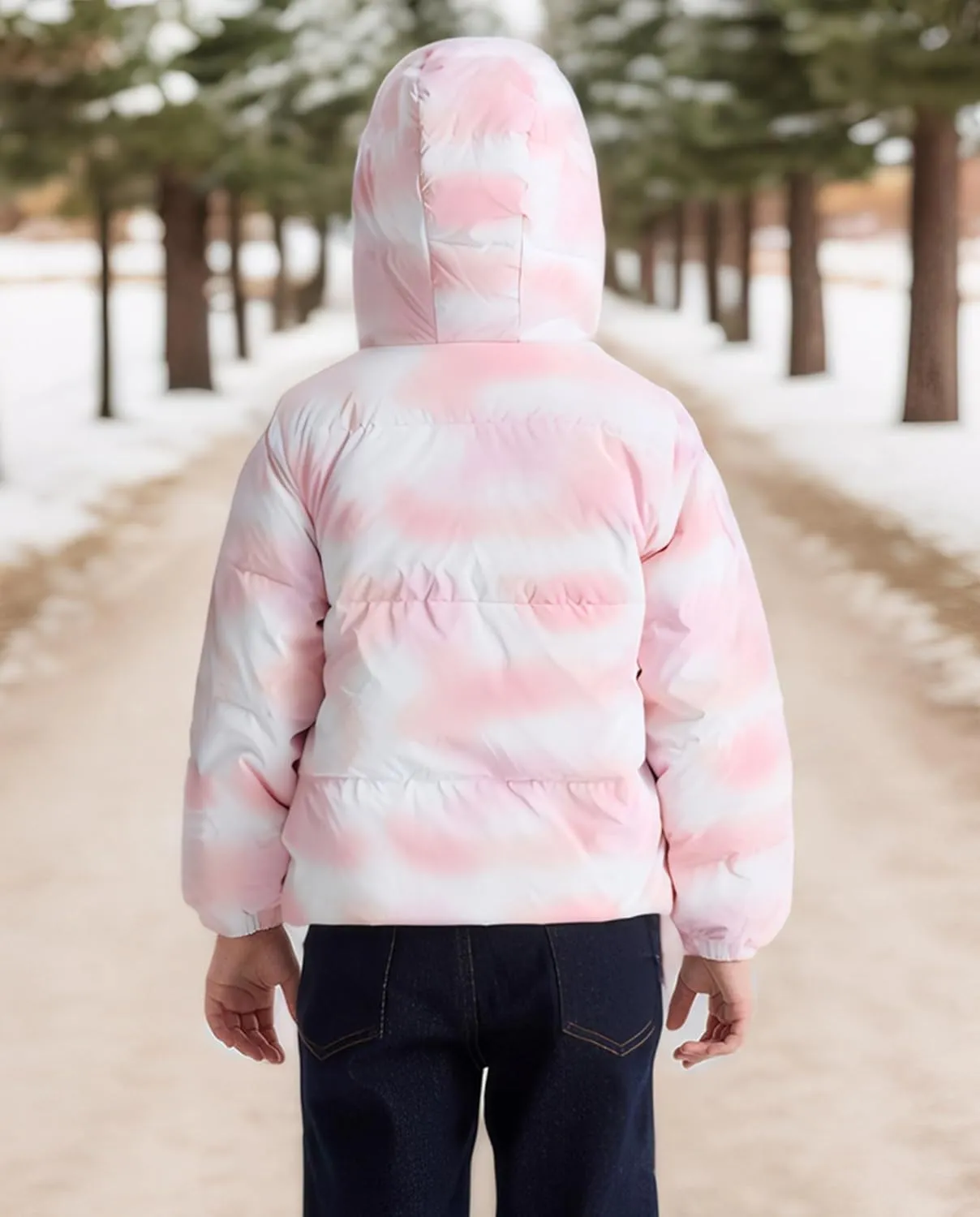 solomate Girls winter lightweight down jacket hooded windproof soft children's warm outerwear