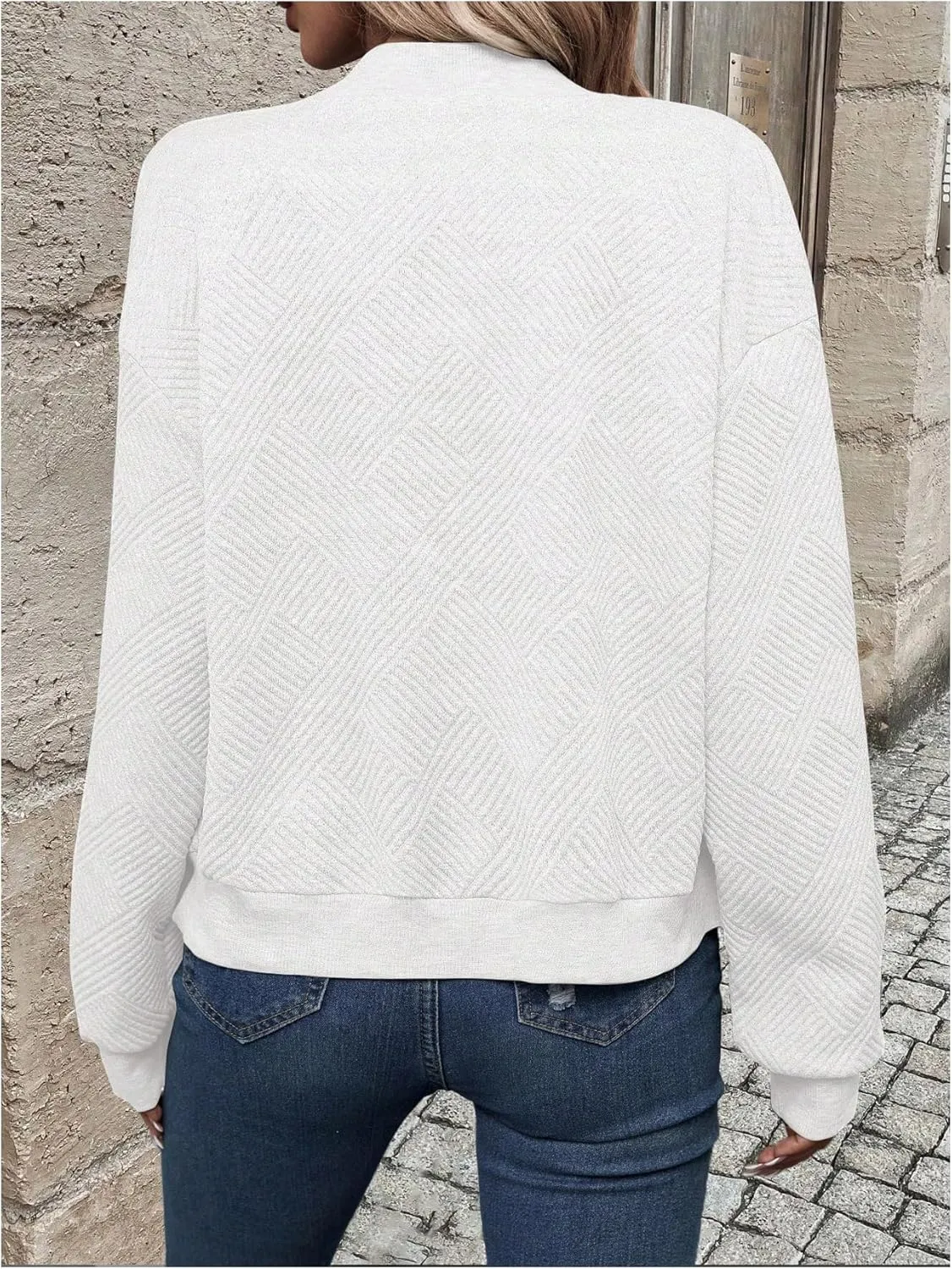 SOLY HUX Women's Bomber Jacket Fall Fashion Lightweight Zip Up Long Sleeve Casual Jacket