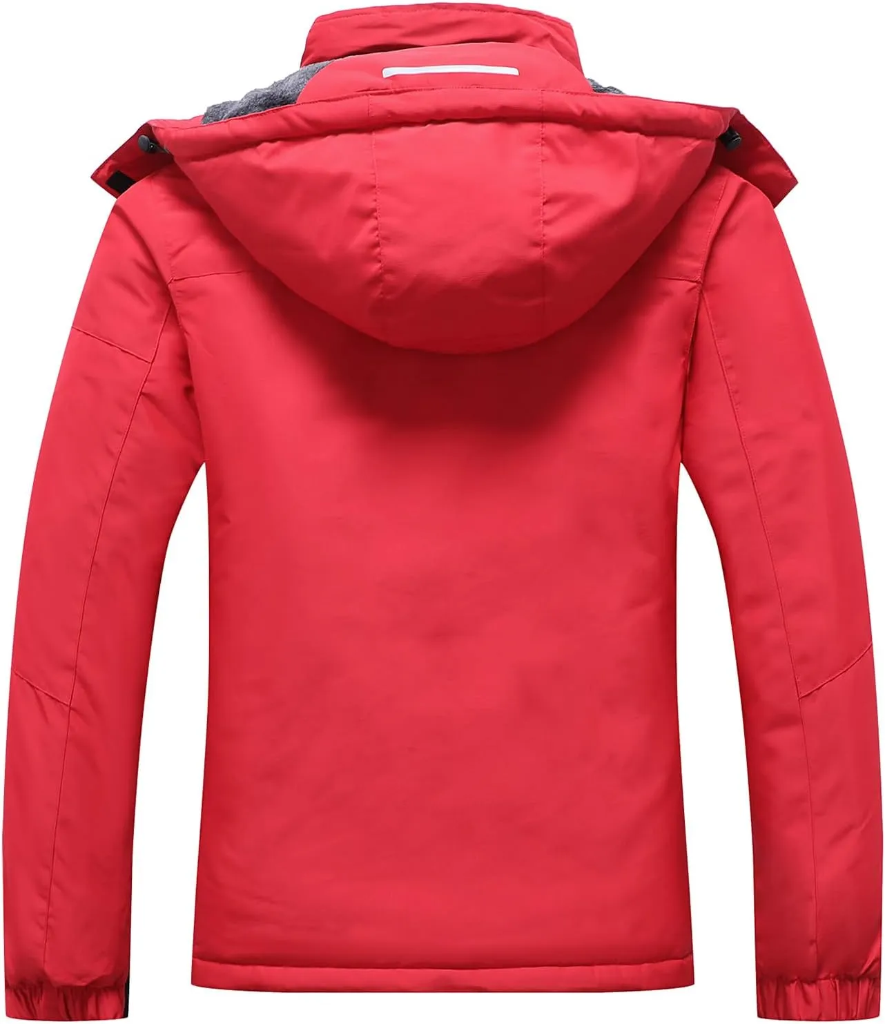 SUOKENI Women's Waterproof Warm Winter Snow Coat Hooded Raincoat Ski Snowboarding Jacket