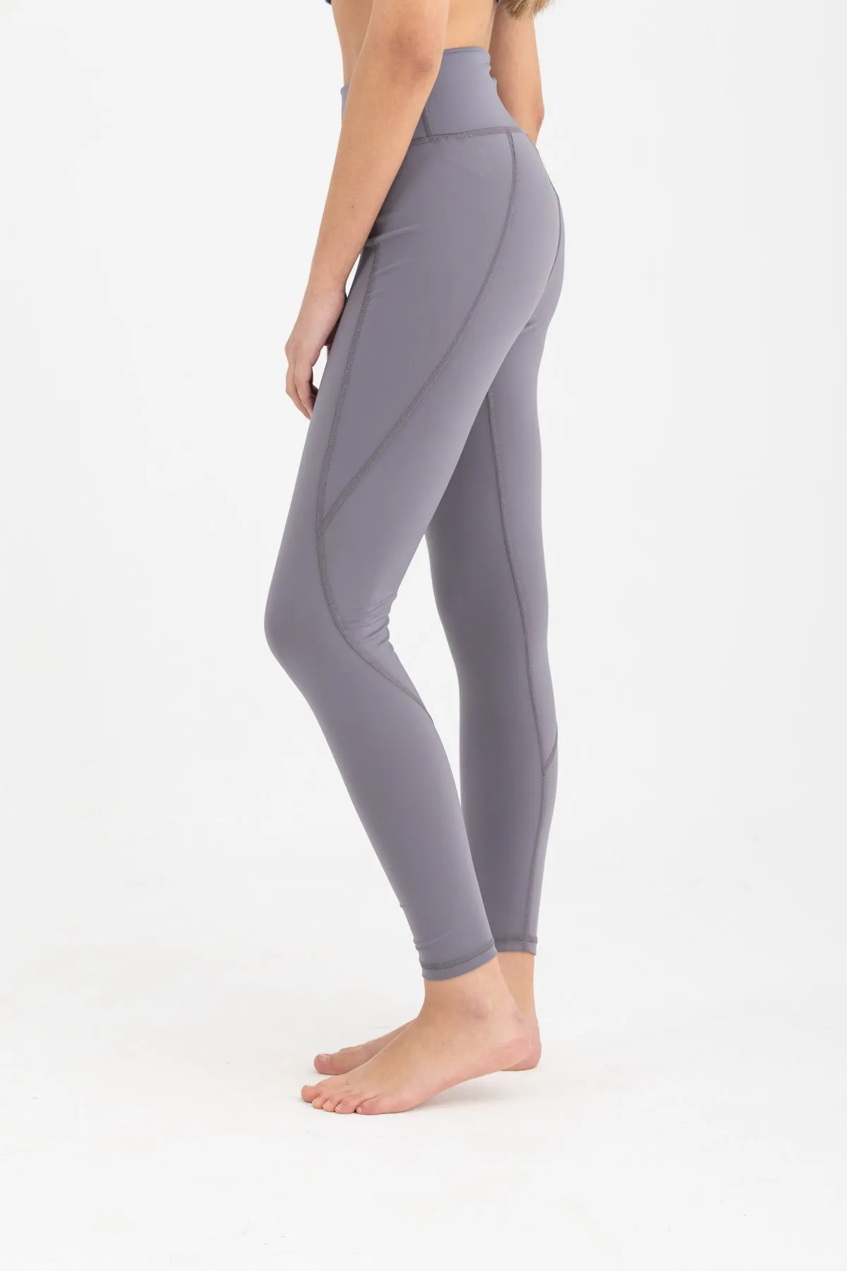 Swim Leggings in Charcoal