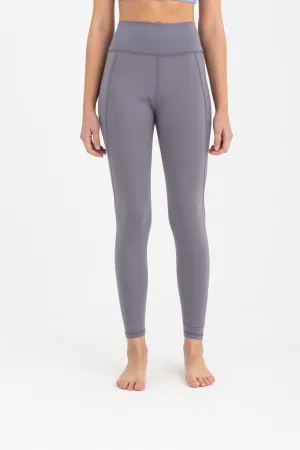 Swim Leggings in Charcoal