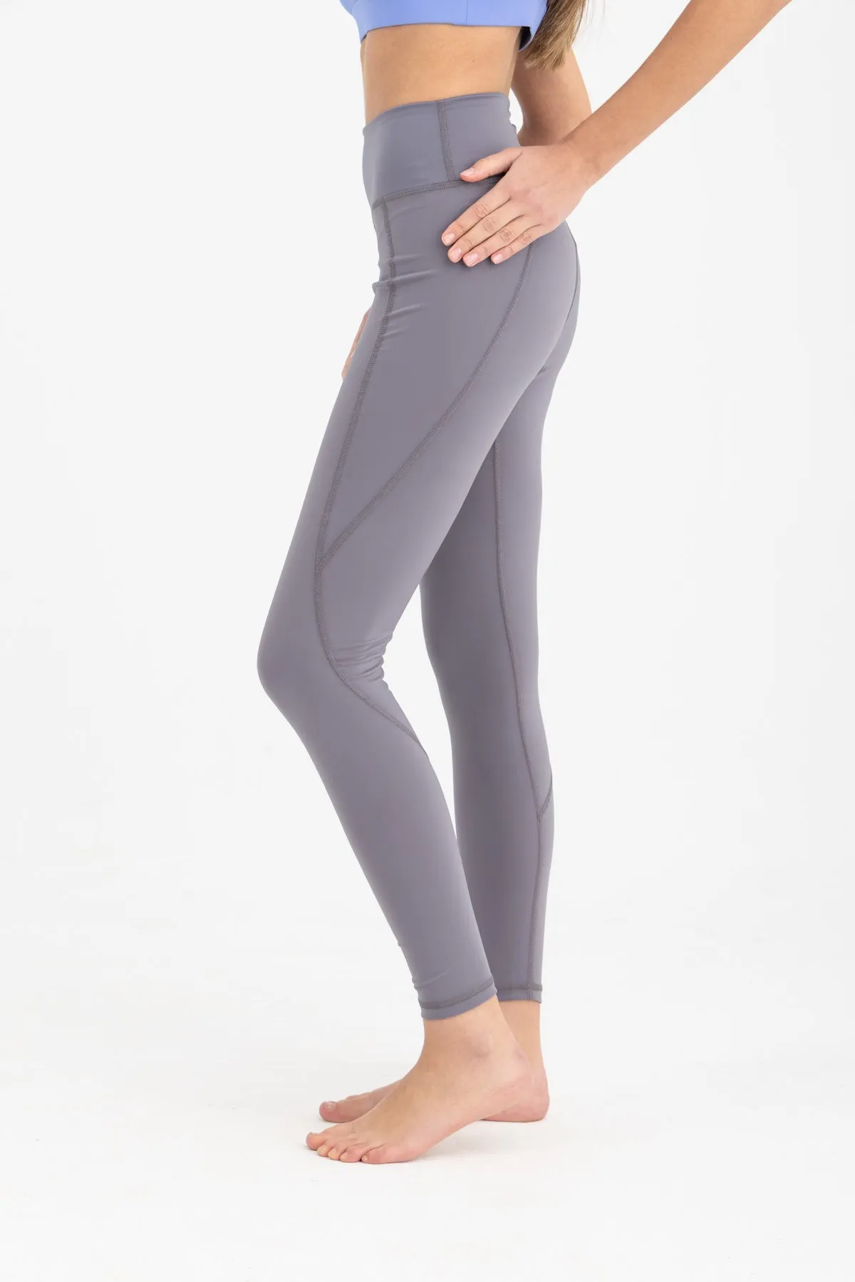 Swim Leggings in Charcoal