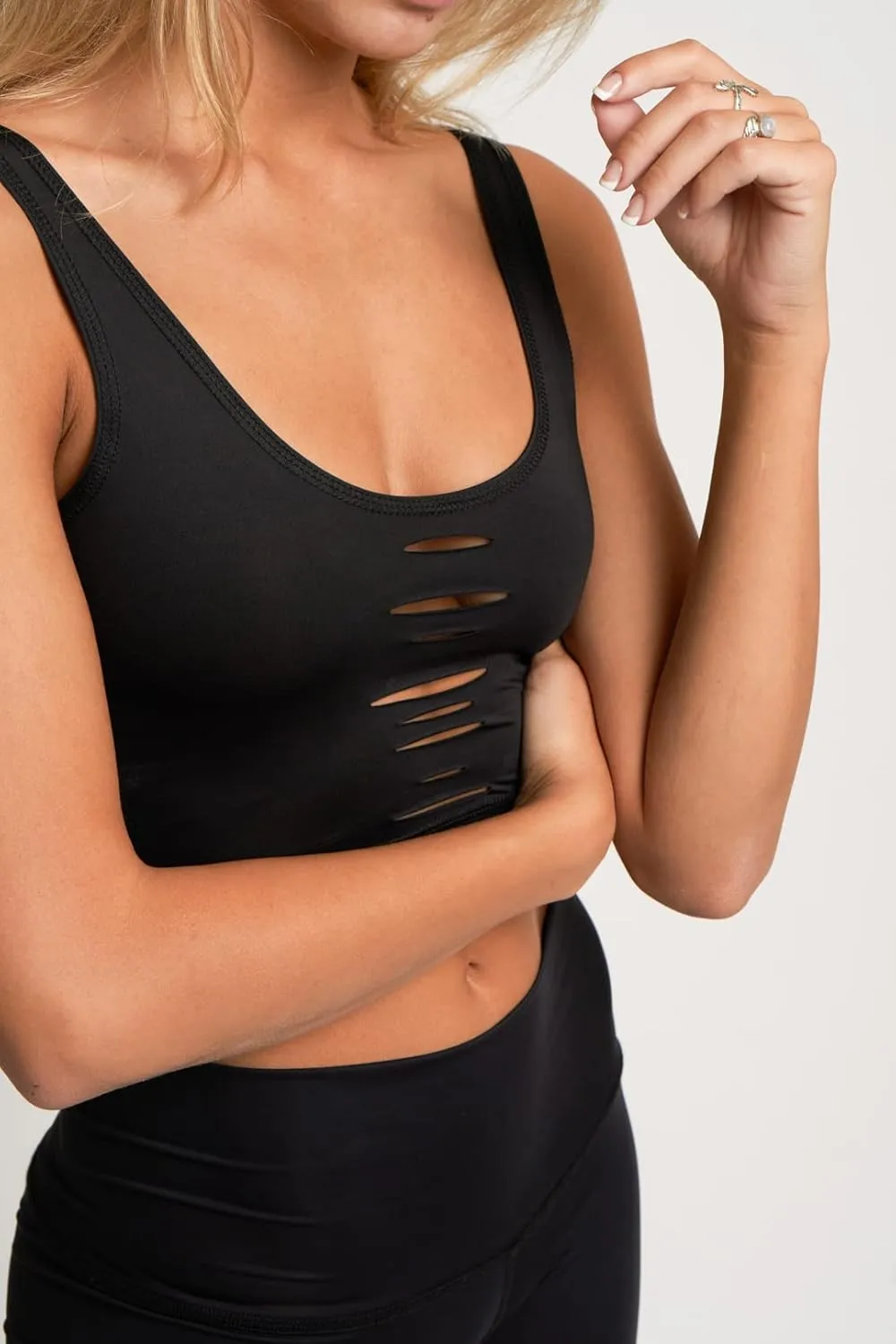 teeki Tank Tops for Women, USA Made from Sustainable Eco Luxury Fabric, Lightweight, Quick Dry, Bra Top