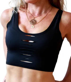teeki Tank Tops for Women, USA Made from Sustainable Eco Luxury Fabric, Lightweight, Quick Dry, Bra Top