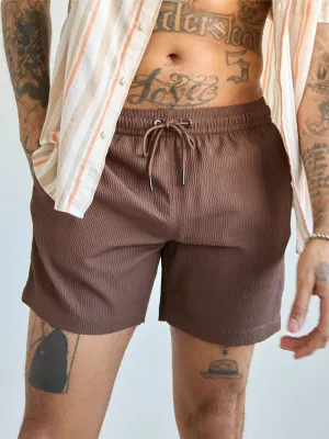 The Hot Chocolates 5.5" (Textured Lined Swim)