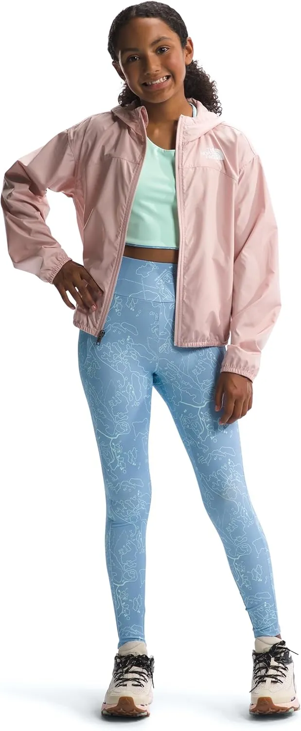 THE NORTH FACE Girls' Never Stop Hooded Windwall Jacket