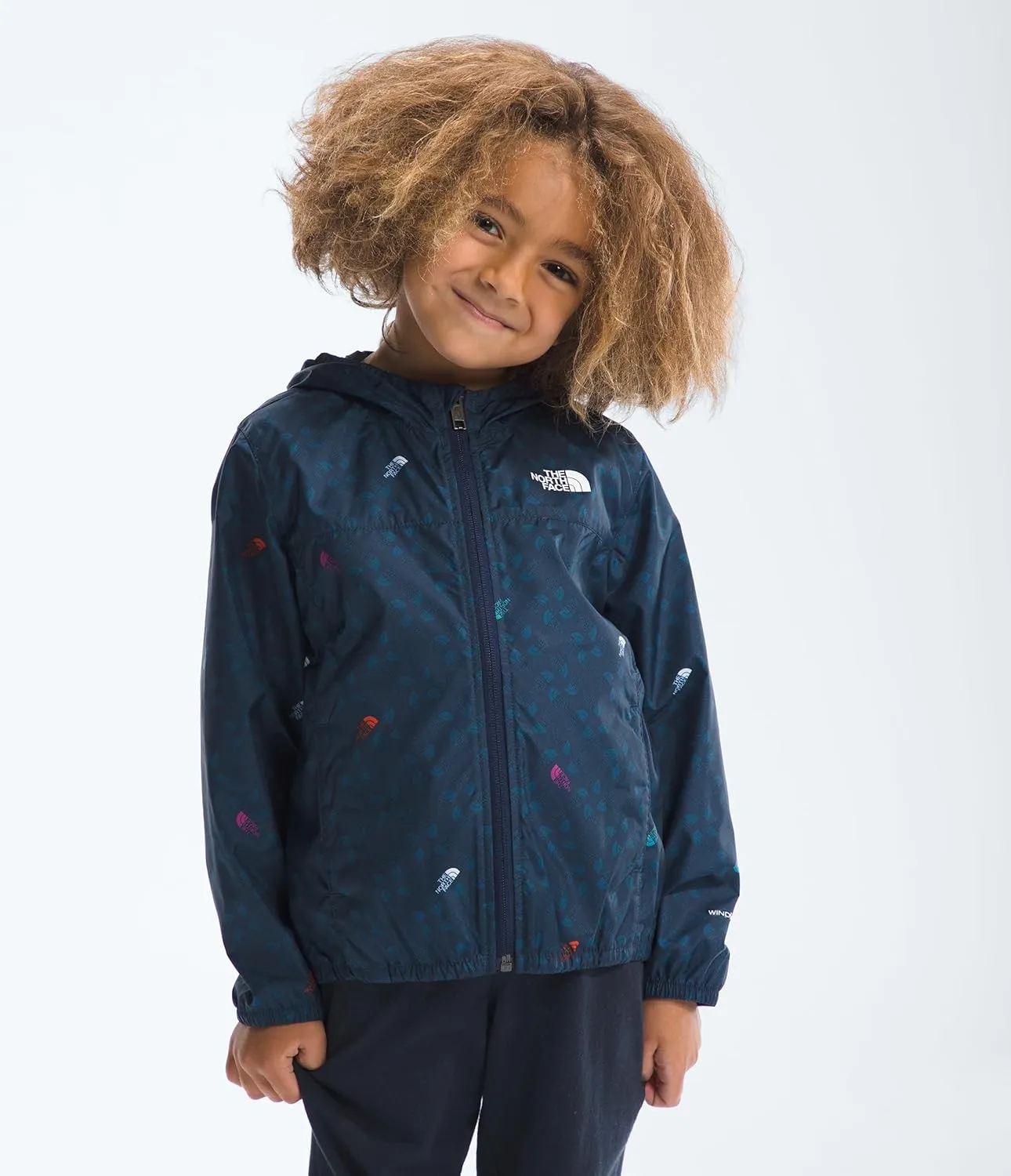THE NORTH FACE Girls' Never Stop Hooded Windwall Jacket