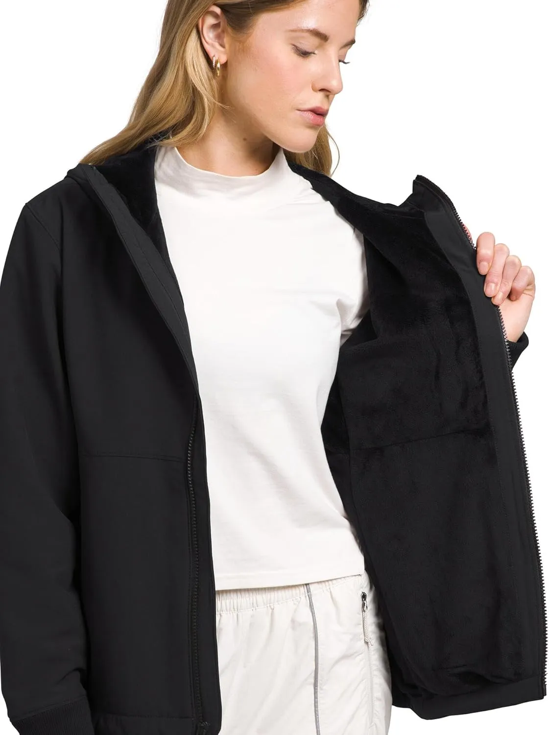 THE NORTH FACE Women's Shelbe Raschel Fleece Hooded Jacket (Standard and Plus Size)