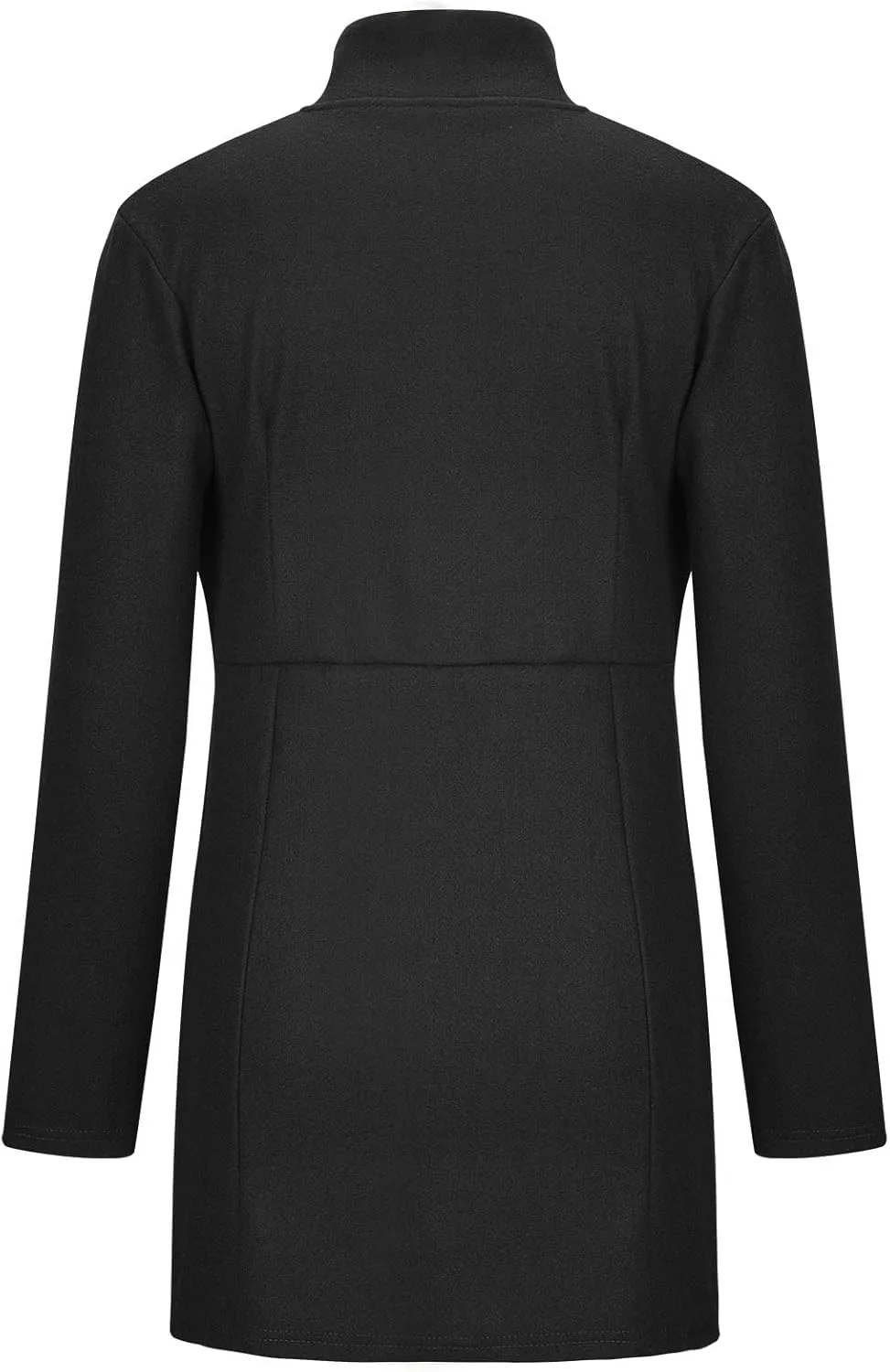 Trench Coats for Women, Elegant Classic Lapel Outerwear Casual Trench Overcoats Windbreaker Jackets with Pockets