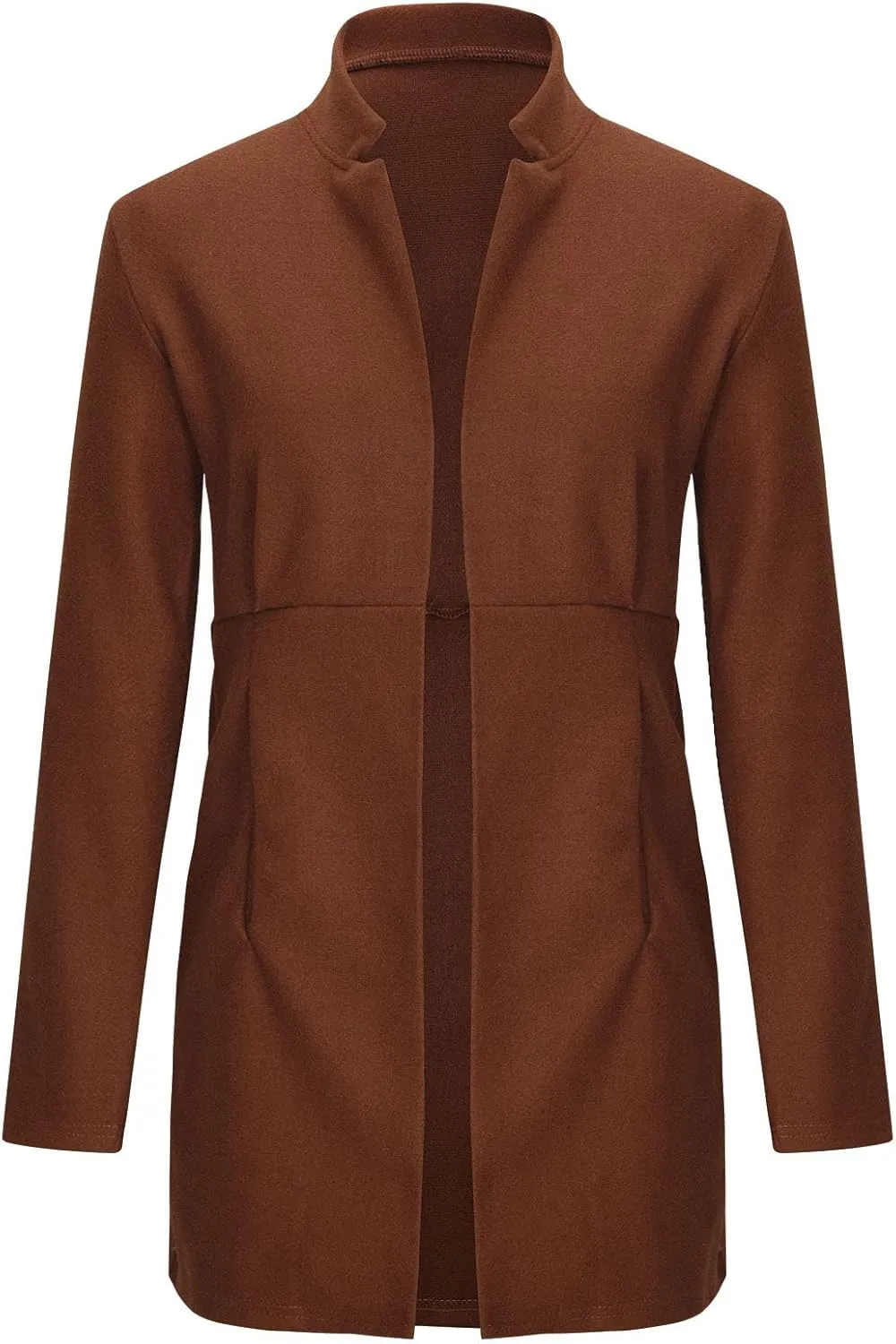 Trench Coats for Women, Elegant Classic Lapel Outerwear Casual Trench Overcoats Windbreaker Jackets with Pockets