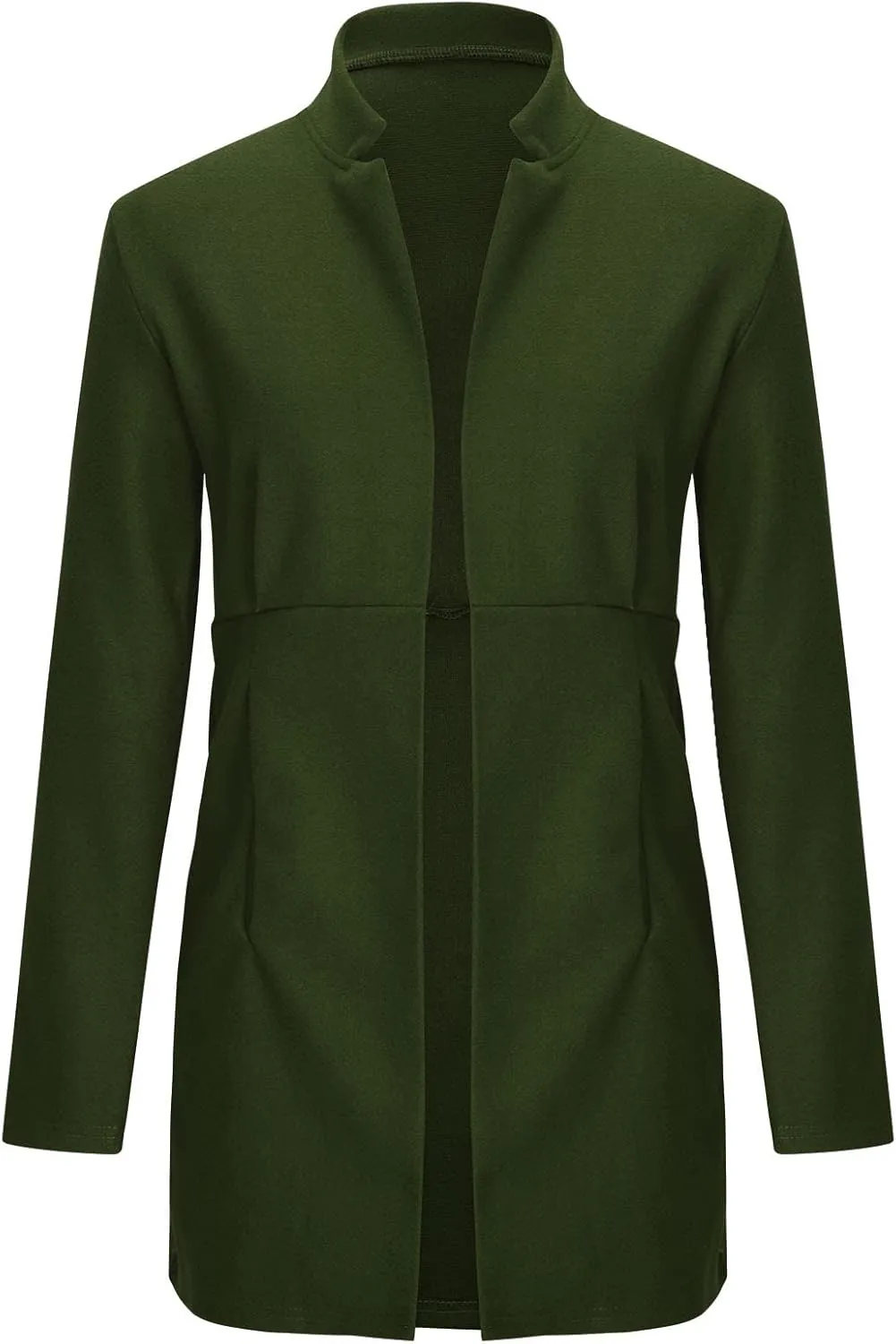 Trench Coats for Women, Elegant Classic Lapel Outerwear Casual Trench Overcoats Windbreaker Jackets with Pockets