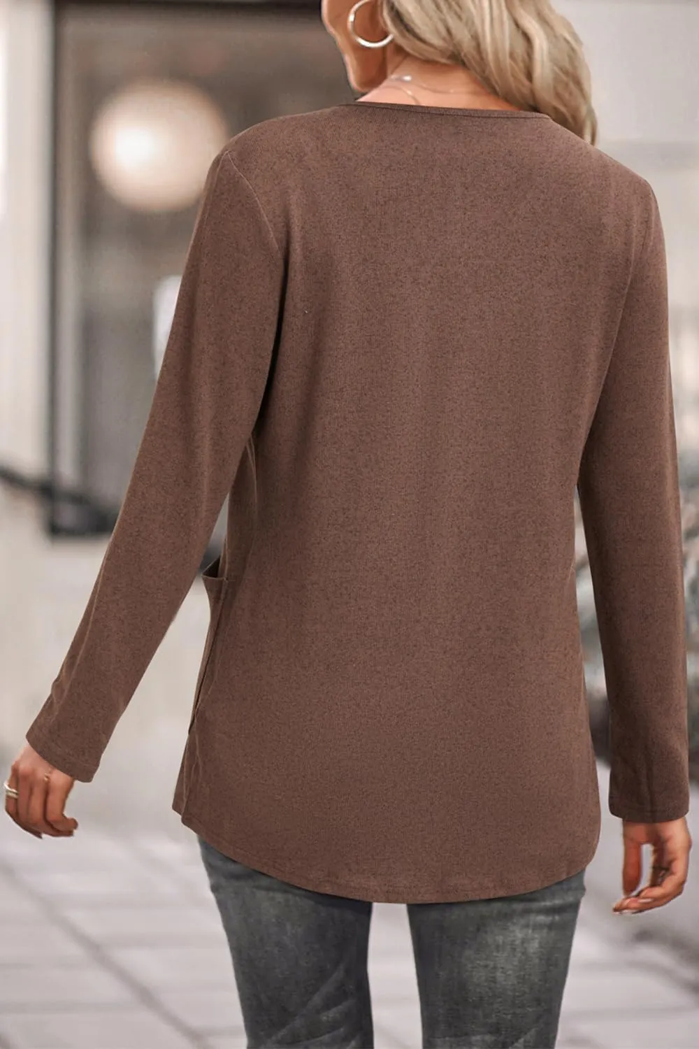 ULTRANICE Women's Cardigan Sweaters Lightweight Long Sleeve Open Front Knitted Button Down Cardigans Tops with Pockets