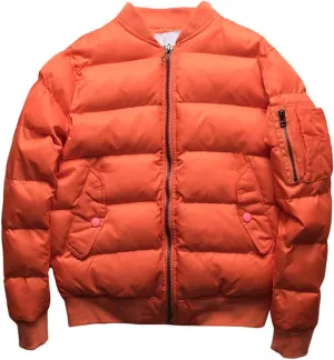 USDBE Thick Warm Winter Bomber Coat Men Cotton Padded Jacket Stand Collar Boy Coats