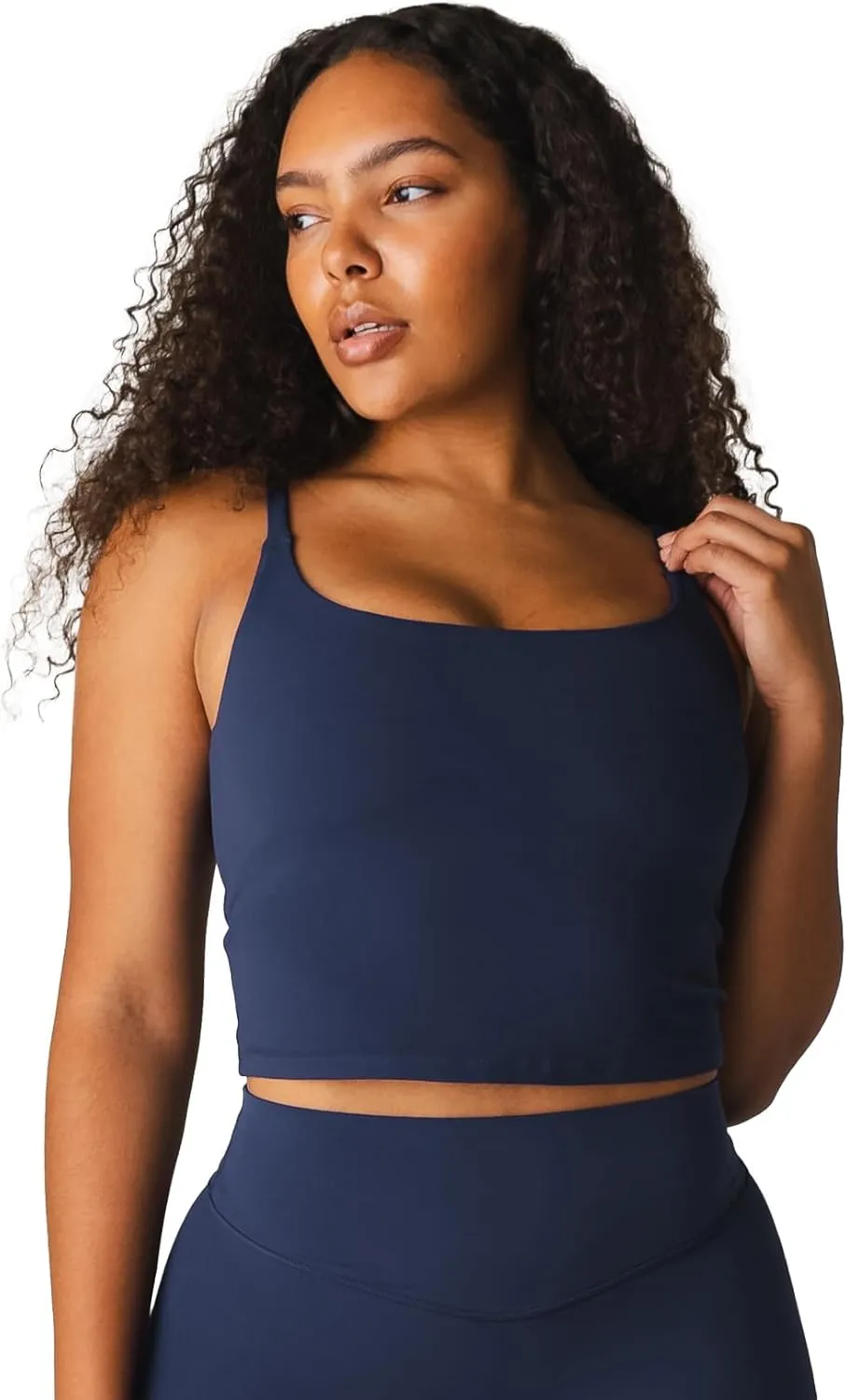 Vitality Cloud II Womens Scoop Tank  Athletic Workout Tank, Medium Compression, Breathable Fabric, Perfect for Yoga and Gym