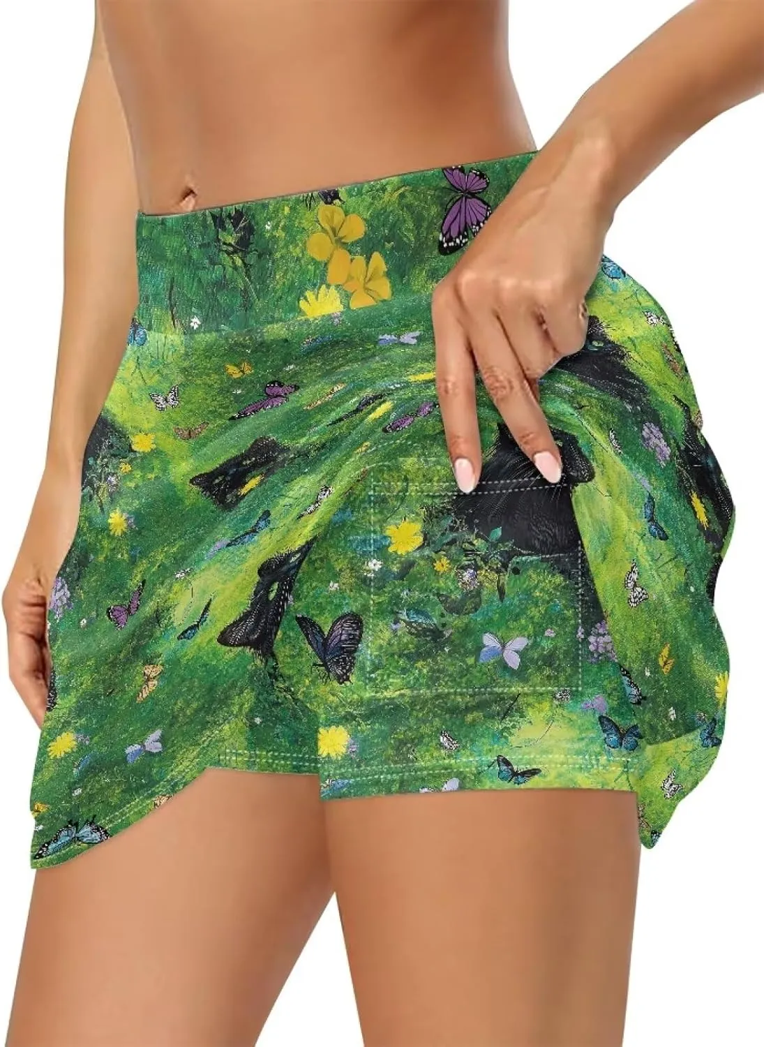 Women's Active Skort Lightweight Skirt for Running Tennis Golf